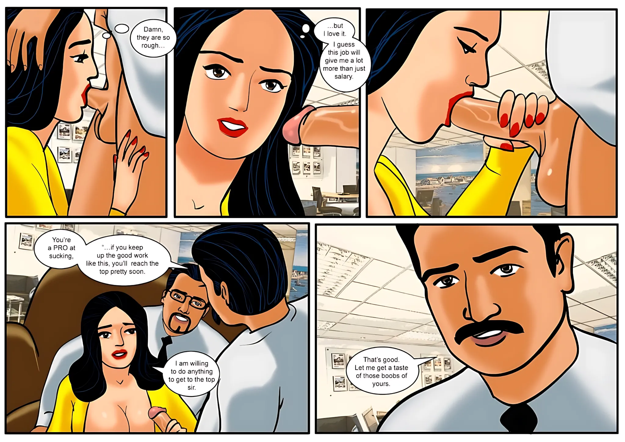 Velamma All Episodes Comics, 15 . Velamma - Episode 15 - The First Interview!, page 20 of 31