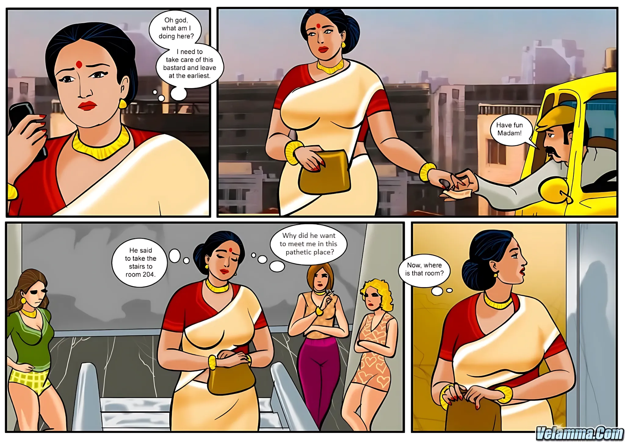 Velamma All Episodes Comics, 14 . Velamma - Episode 14 - Falling Prey, page 9 of 31