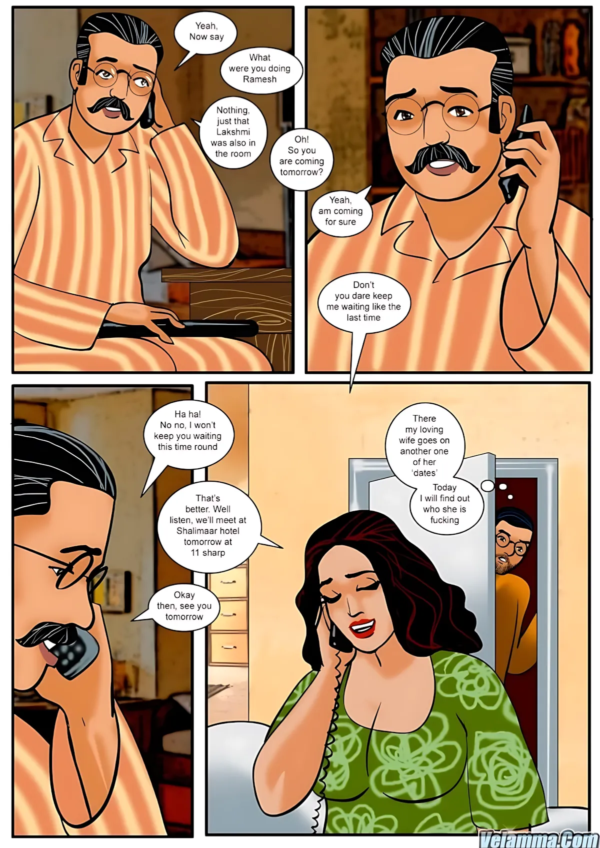 Velamma All Episodes Comics, 11 . Velamma - Episode 11 - The Affair, page 3 of 31