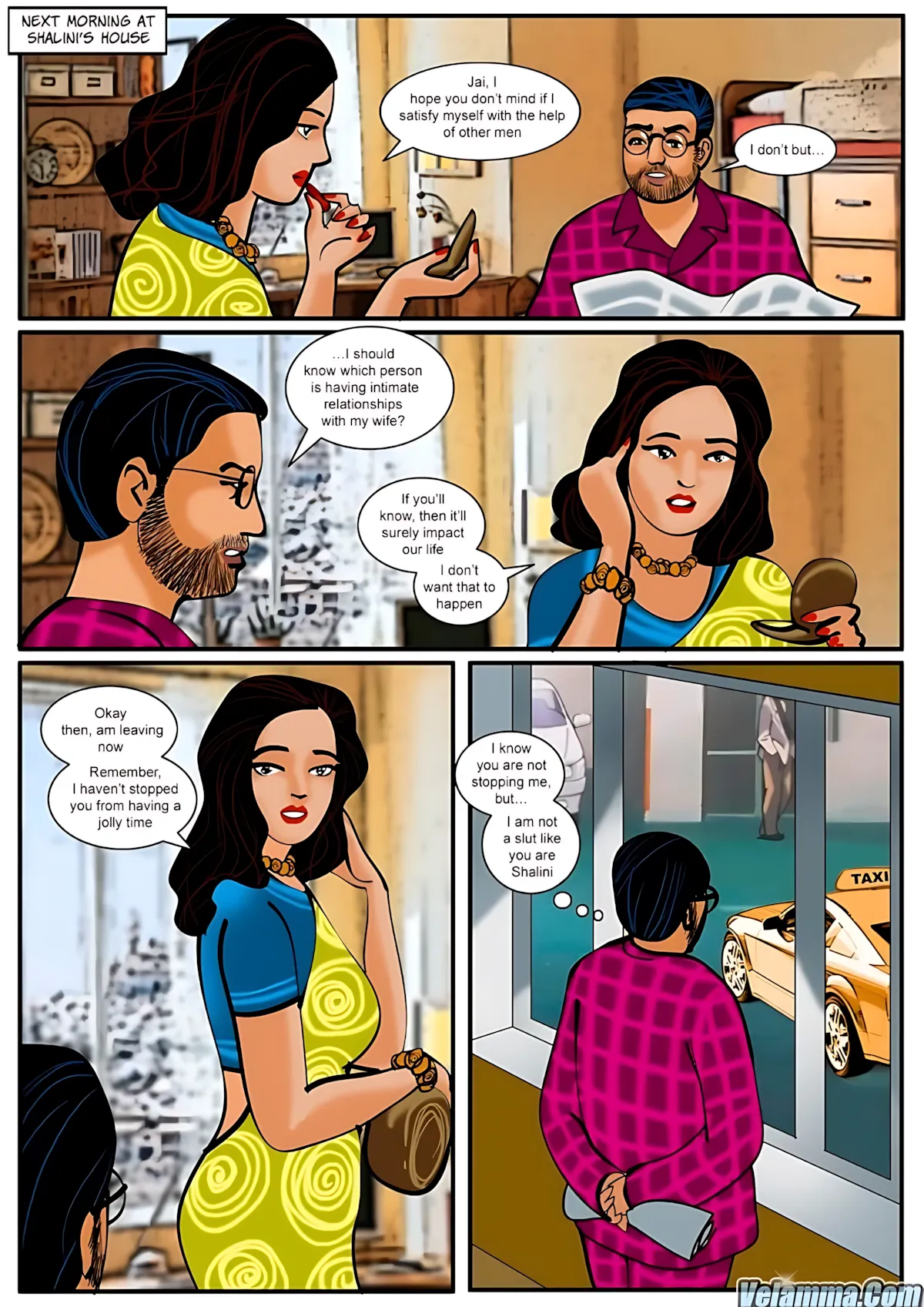 Velamma All Episodes Comics, 11 . Velamma - Episode 11 - The Affair, page 4 of 31