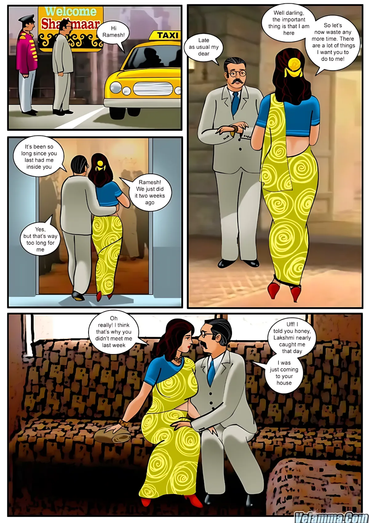 Velamma All Episodes Comics, 11 . Velamma - Episode 11 - The Affair, page 5 of 31