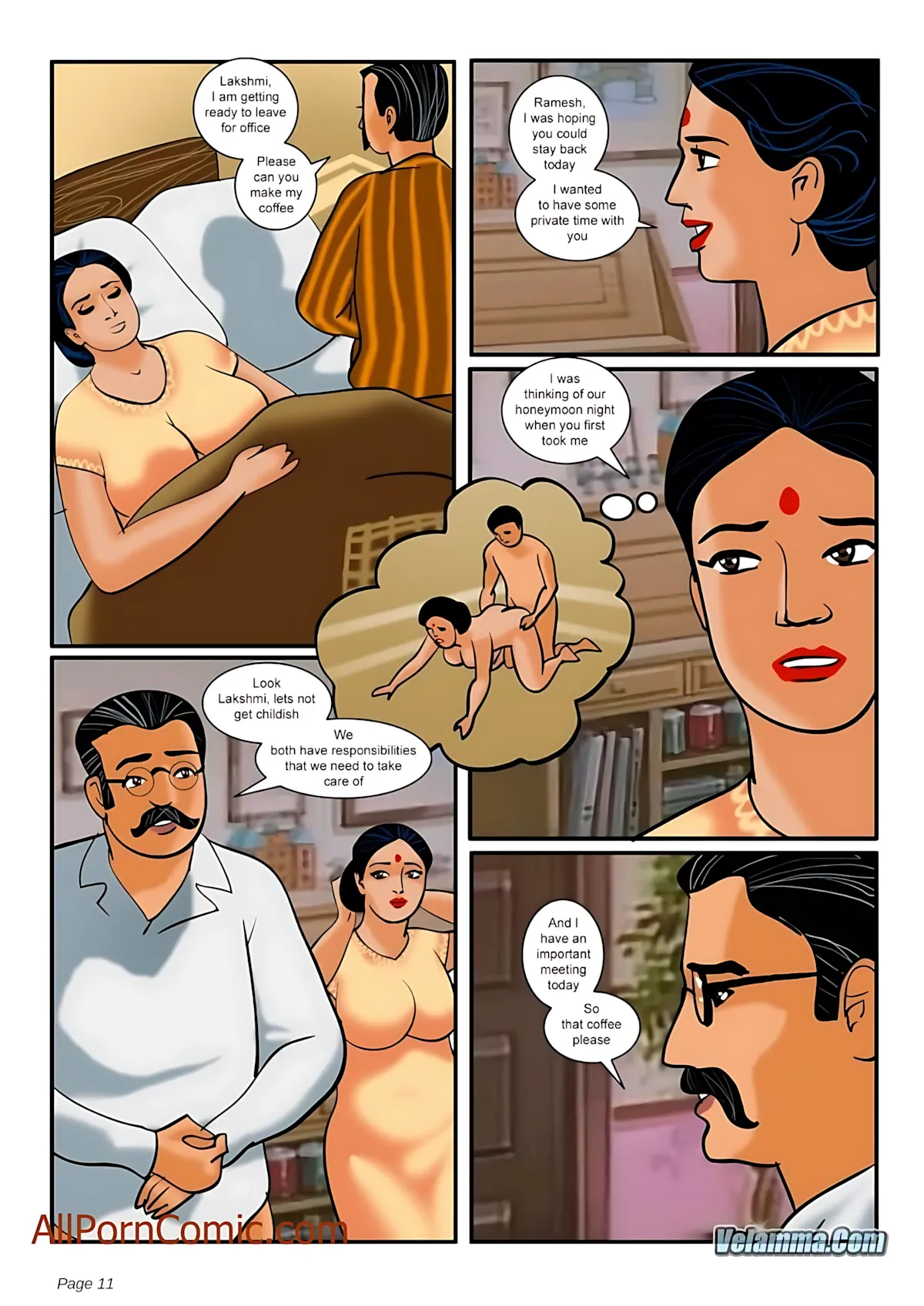 Velamma All Episodes Comics, 10 . Velamma - Episode 10 - The Loving Wife, page 11 of 31