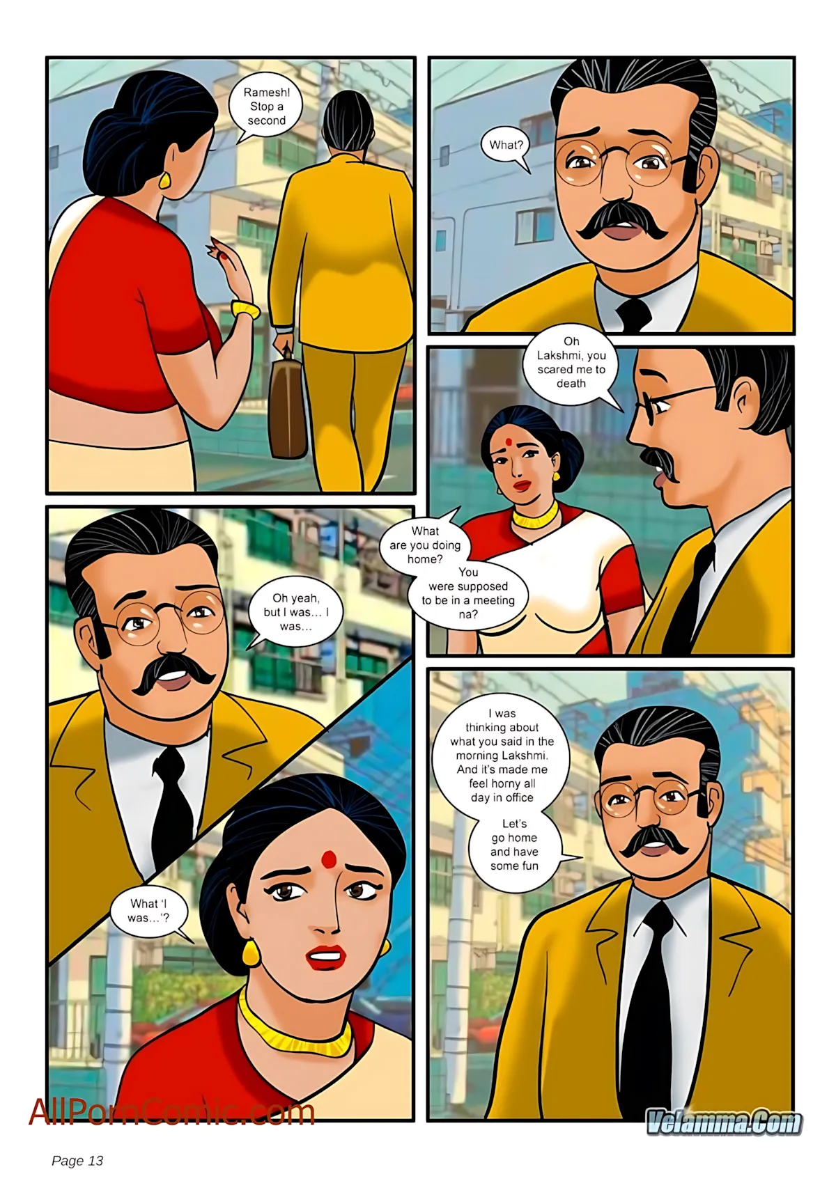 Velamma All Episodes Comics, 10 . Velamma - Episode 10 - The Loving Wife, page 13 of 31
