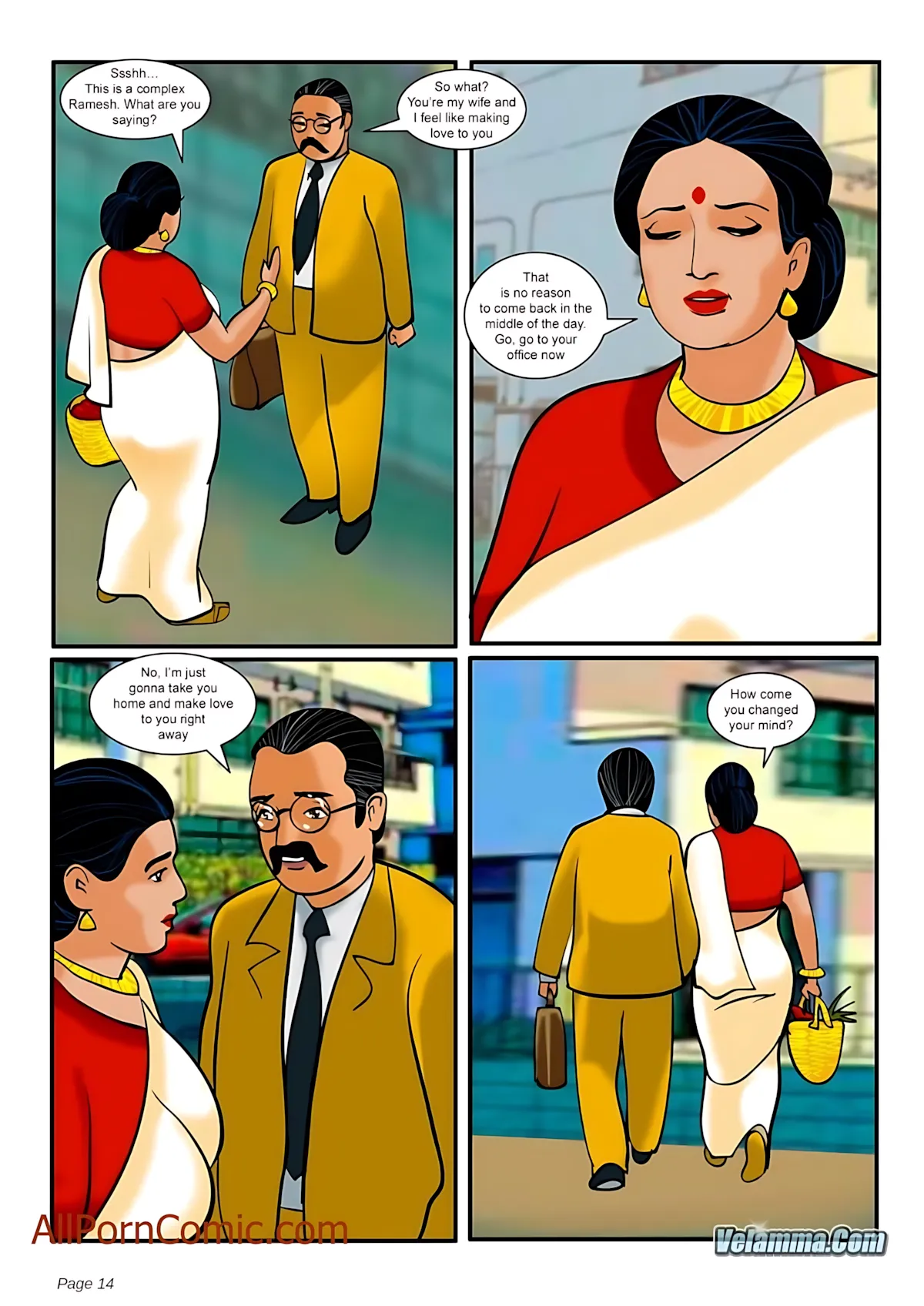 Velamma All Episodes Comics, 10 . Velamma - Episode 10 - The Loving Wife, page 14 of 31
