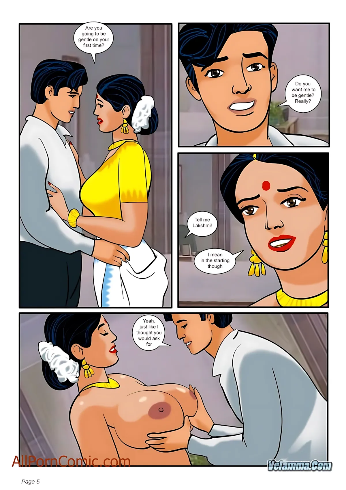 Velamma All Episodes Comics, 10 . Velamma - Episode 10 - The Loving Wife, page 5 of 31