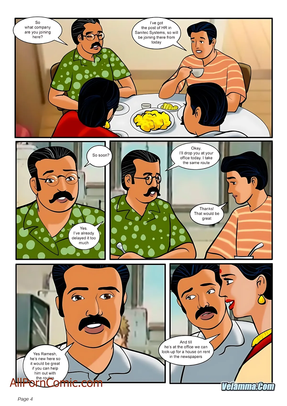 Velamma All Episodes Comics, 9 . Velamma - Episode 9 - Taking Virginity, page 4 of 30