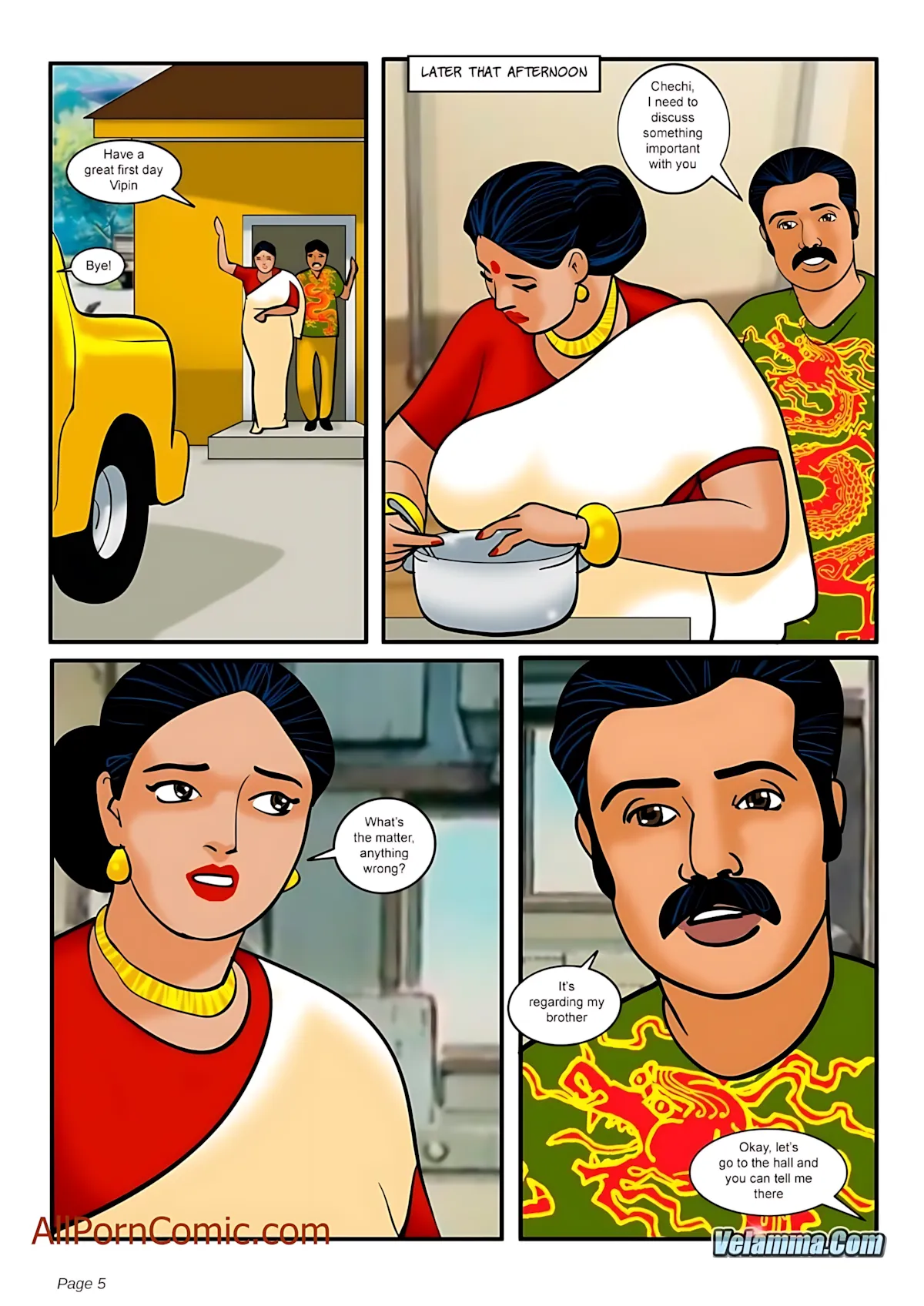 Velamma All Episodes Comics, 9 . Velamma - Episode 9 - Taking Virginity, page 5 of 30