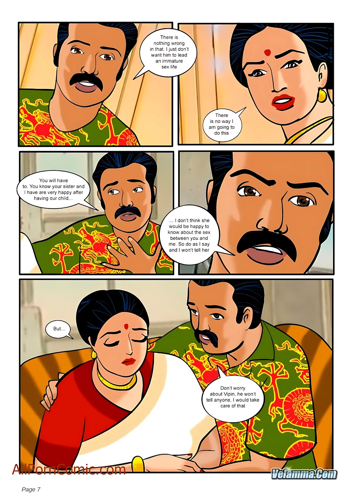 Velamma All Episodes Comics, 9 . Velamma - Episode 9 - Taking Virginity, page 7 of 30