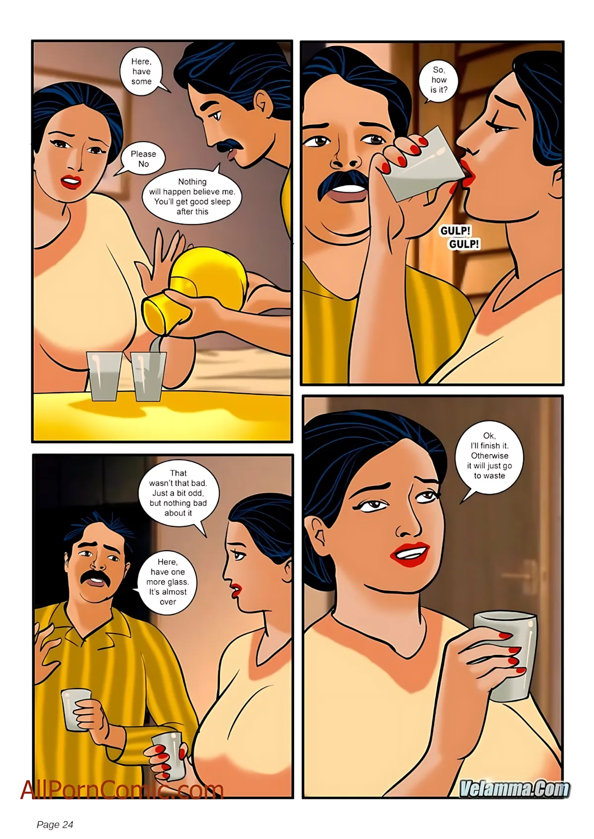 Velamma All Episodes Comics, 8 . Velamma - Episode 8 - The Festival Of Colors And, page 24 of 38