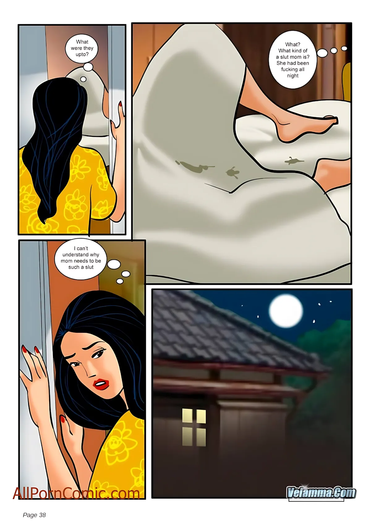 Velamma All Episodes Comics, 8 . Velamma - Episode 8 - The Festival Of Colors And, page 38 of 38