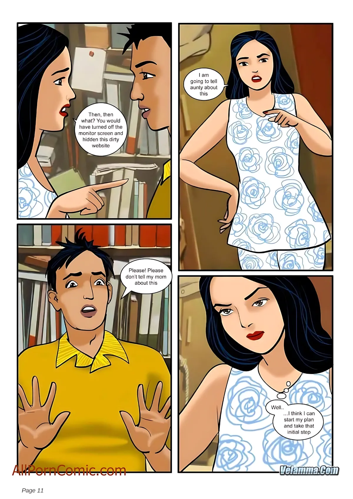 Velamma All Episodes Comics, 7 . Velamma - Episode 7 - She Needs More Than Just Motherly Love, page 11 of 31