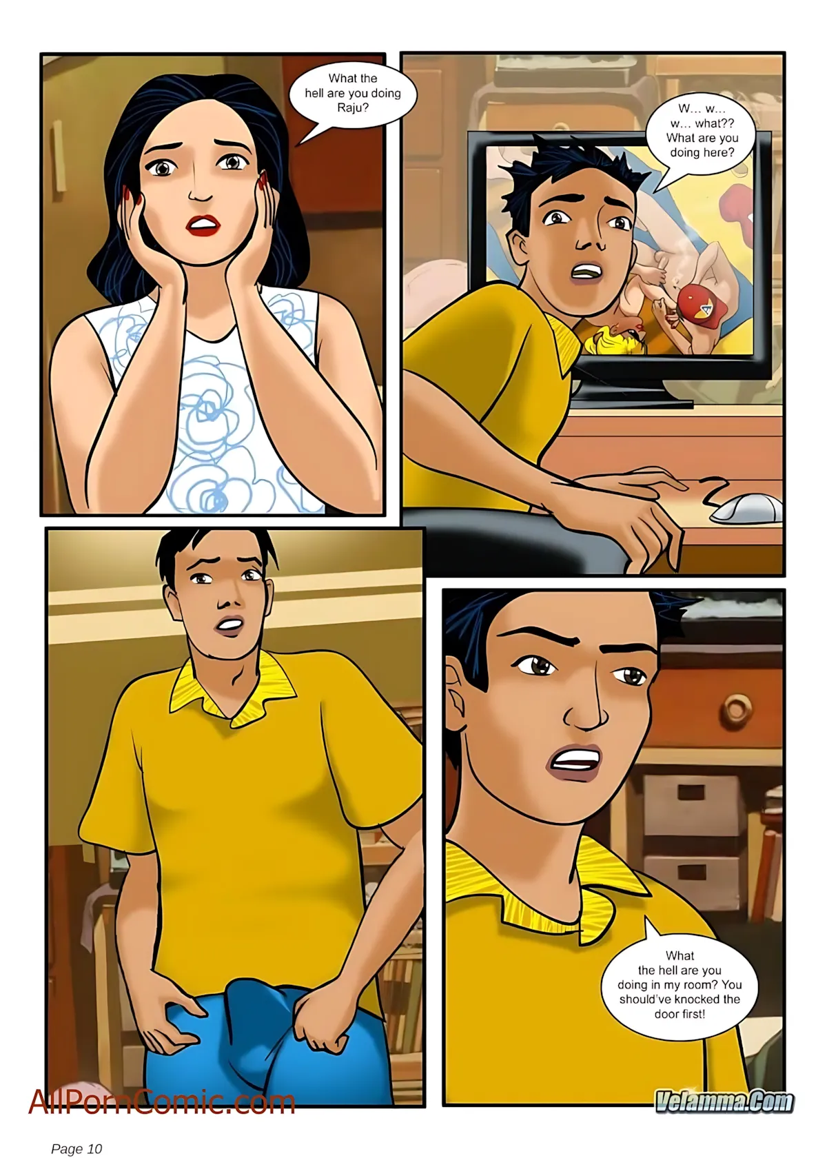 Velamma All Episodes Comics, 7 . Velamma - Episode 7 - She Needs More Than Just Motherly Love, page 10 of 31