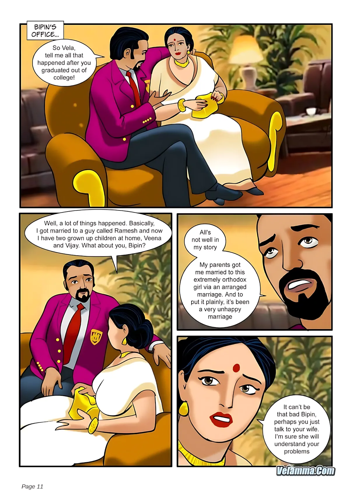 Velamma All Episodes Comics, 5 . Velamma - Episode 5 - The Chief Guest, page 11 of 31