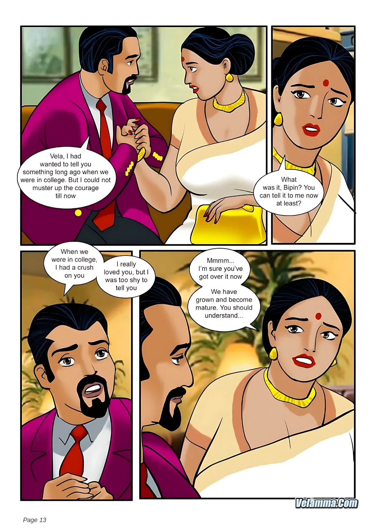 Velamma All Episodes Comics, 5 . Velamma - Episode 5 - The Chief Guest, page 13 of 31