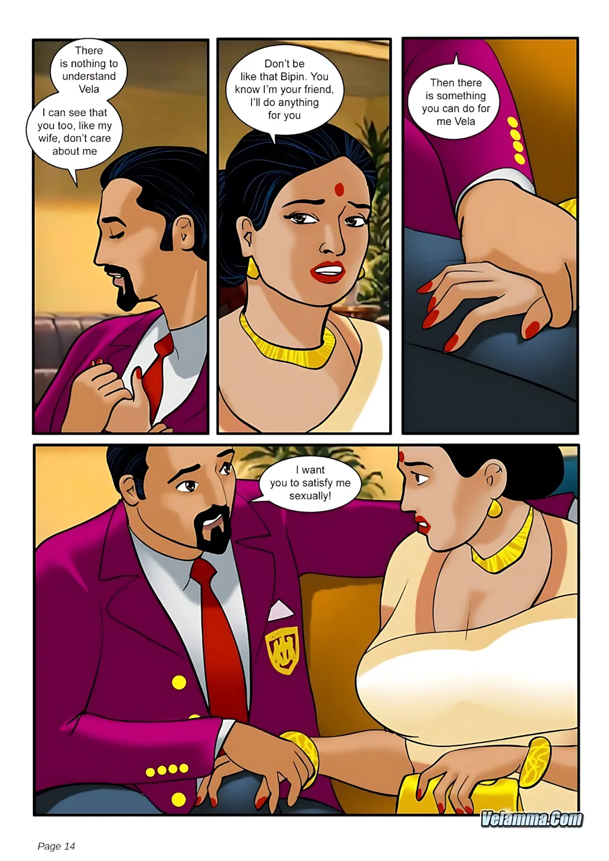 Velamma All Episodes Comics, 5 . Velamma - Episode 5 - The Chief Guest, page 14 of 31