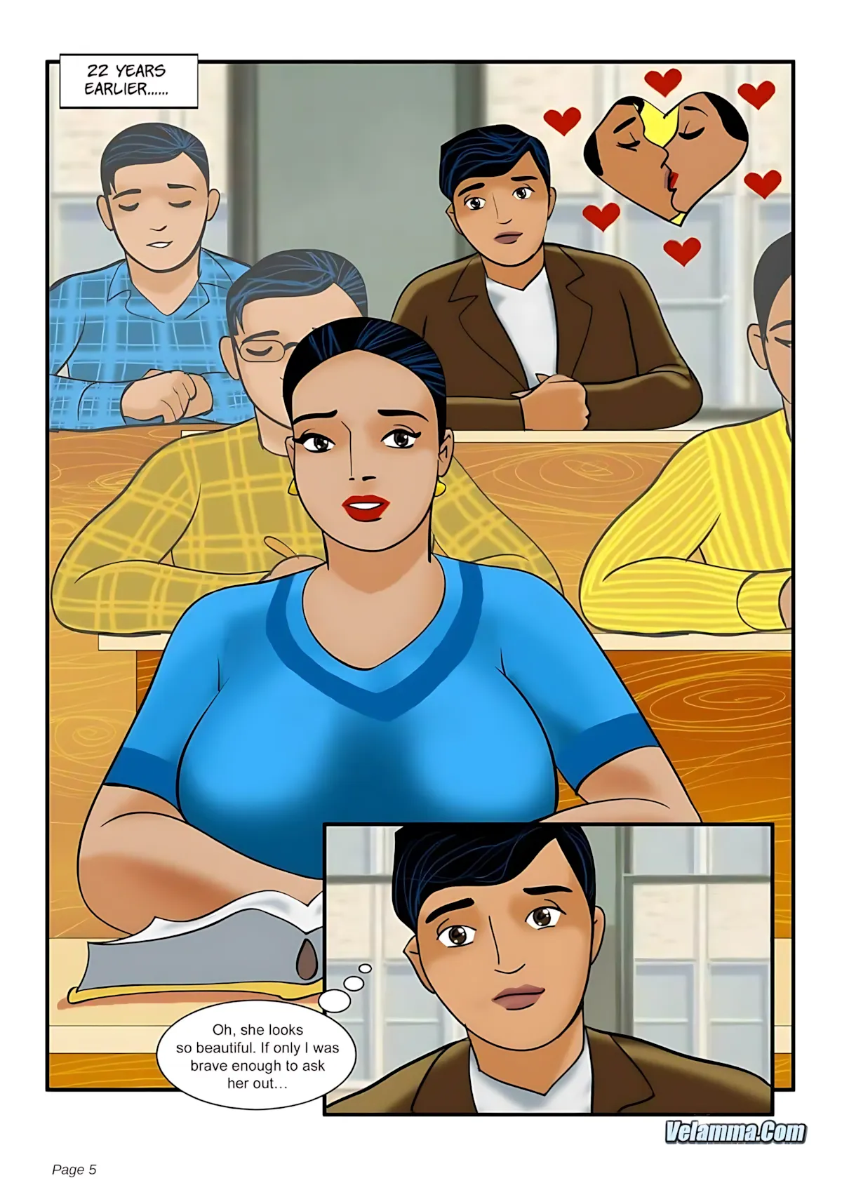 Velamma All Episodes Comics, 5 . Velamma - Episode 5 - The Chief Guest, page 5 of 31