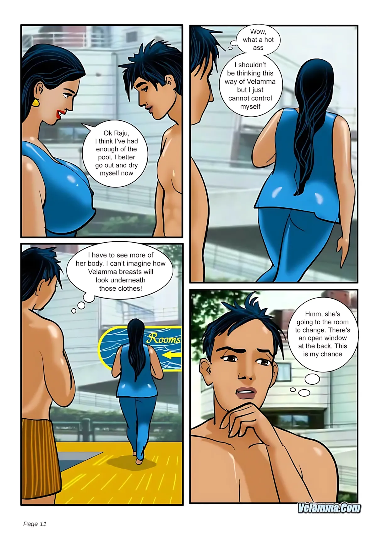 Velamma All Episodes Comics, 4 . Velamma - Episode 4 - The Picnic, page 11 of 29