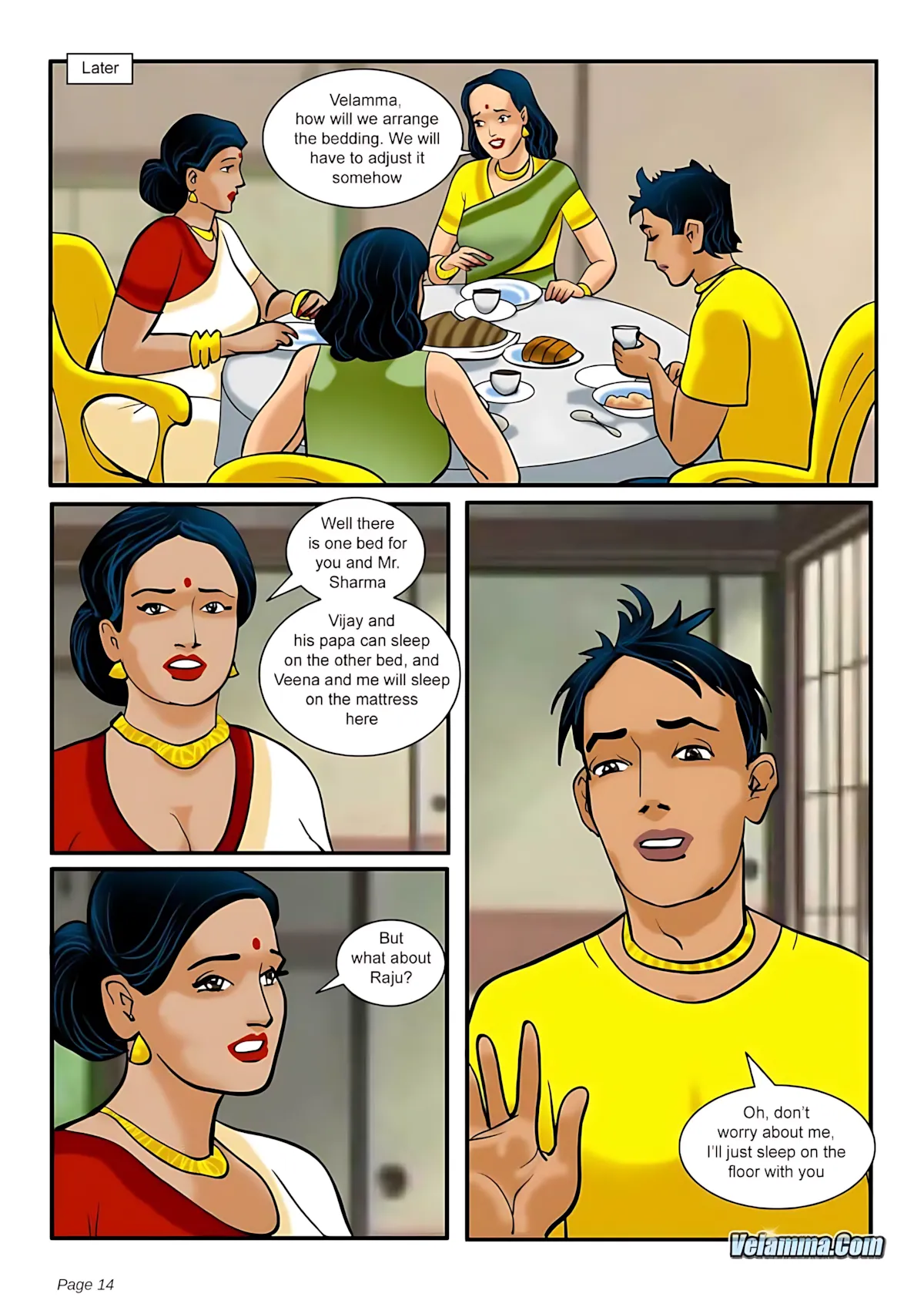Velamma All Episodes Comics, 4 . Velamma - Episode 4 - The Picnic, page 14 of 29