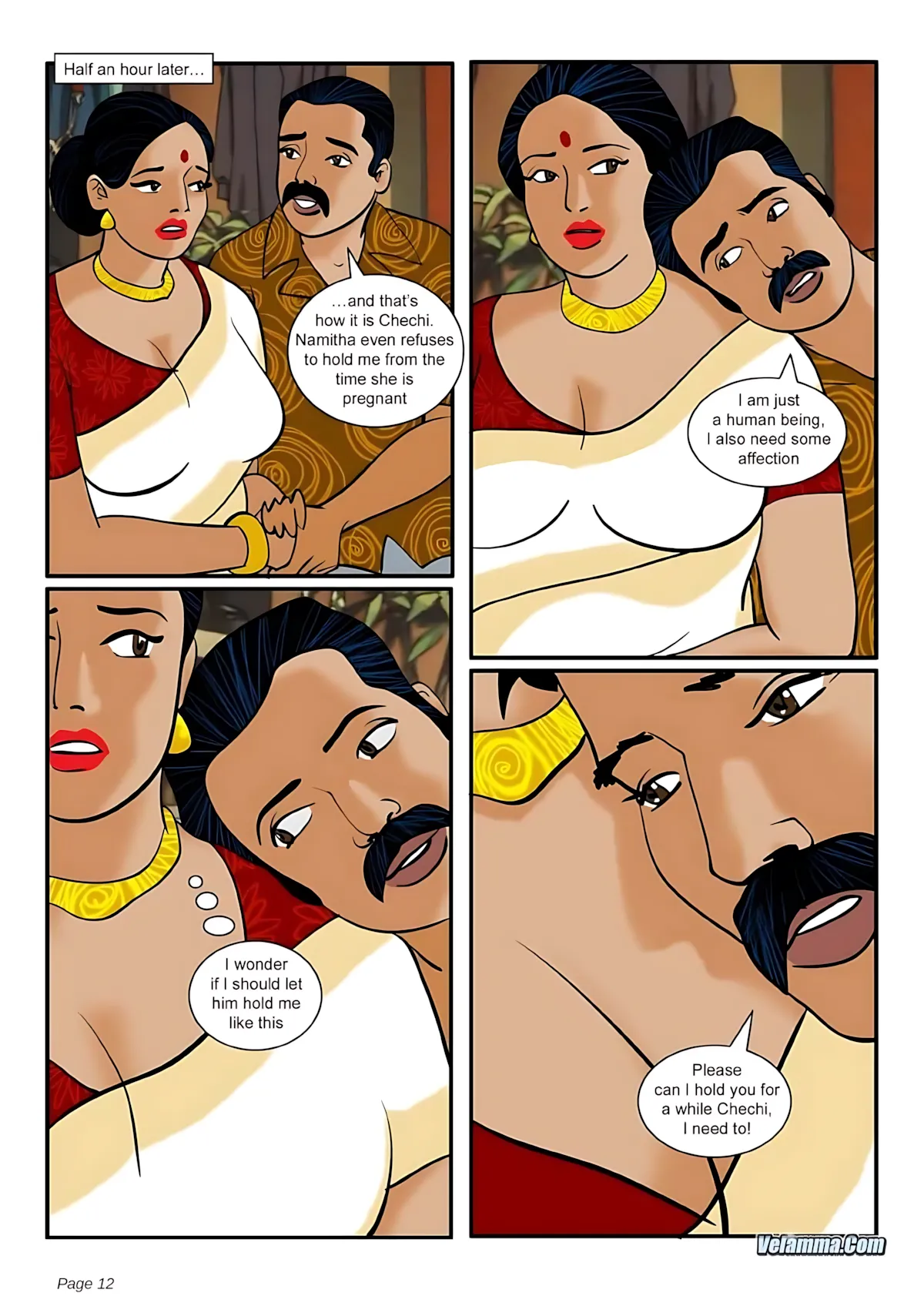 Velamma All Episodes Comics, 3 . Velamma - Episode 3 - How Far Would You Go For Your Family, page 12 of 31