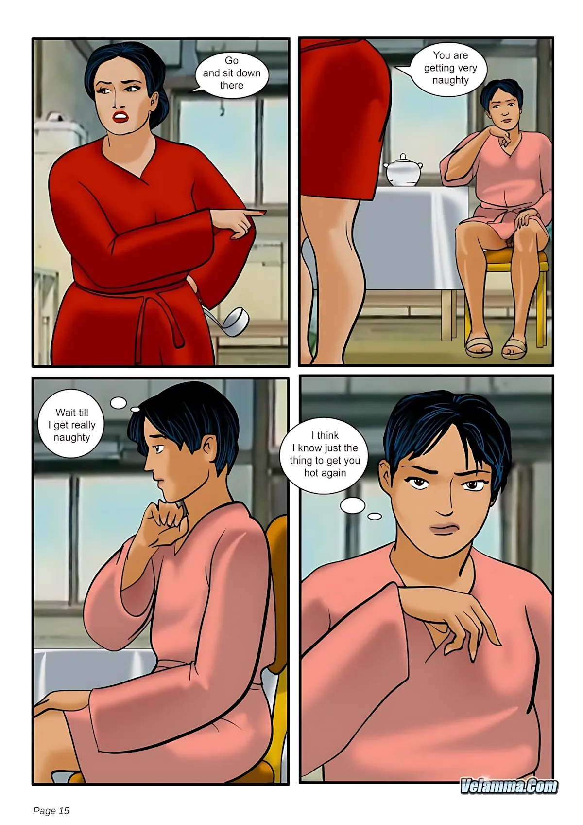 Velamma All Episodes Comics, 2 . Velamma - Episode 2 - The Final Submission, page 15 of 30