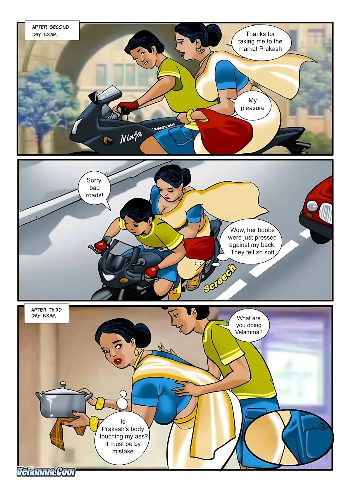 Velamma All Episodes Comics, 1 . Velamma - Episode 1 - The Beginning, page 12 of 28