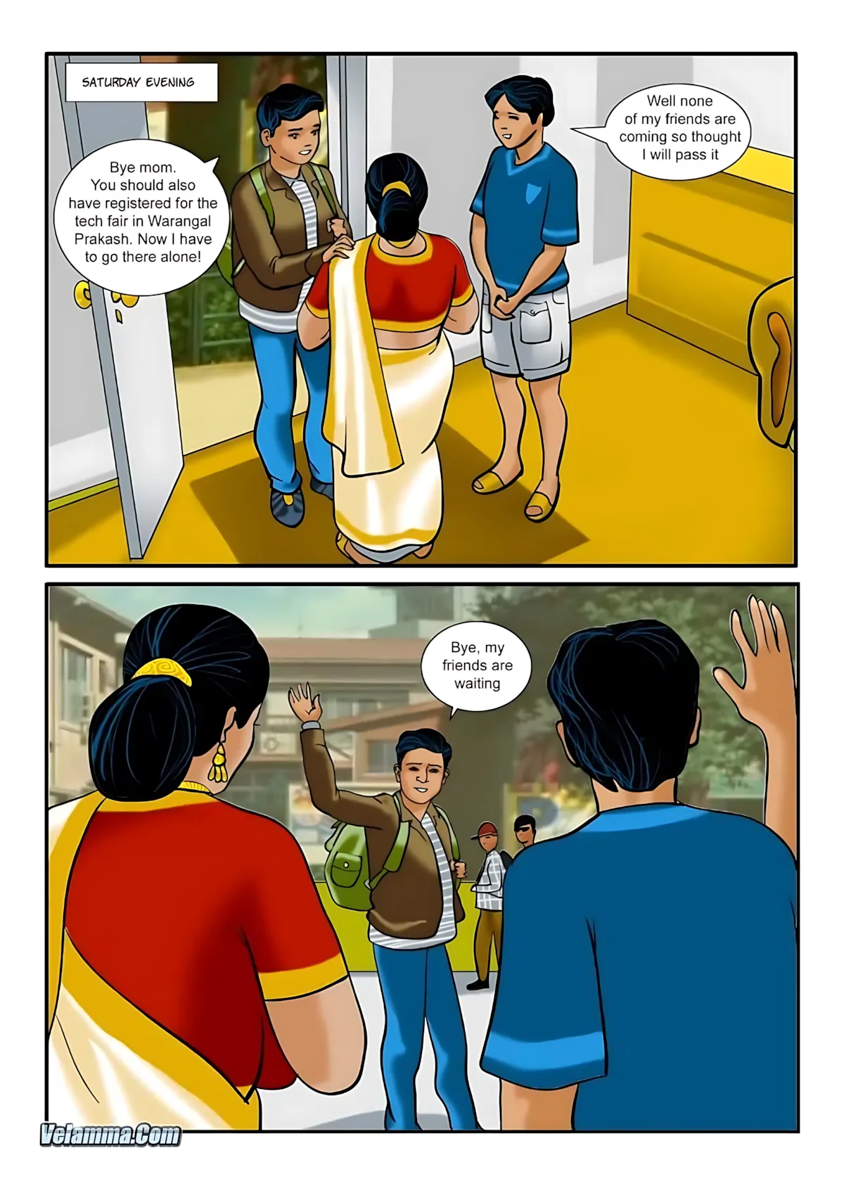 Velamma All Episodes Comics, 1 . Velamma - Episode 1 - The Beginning, page 13 of 28