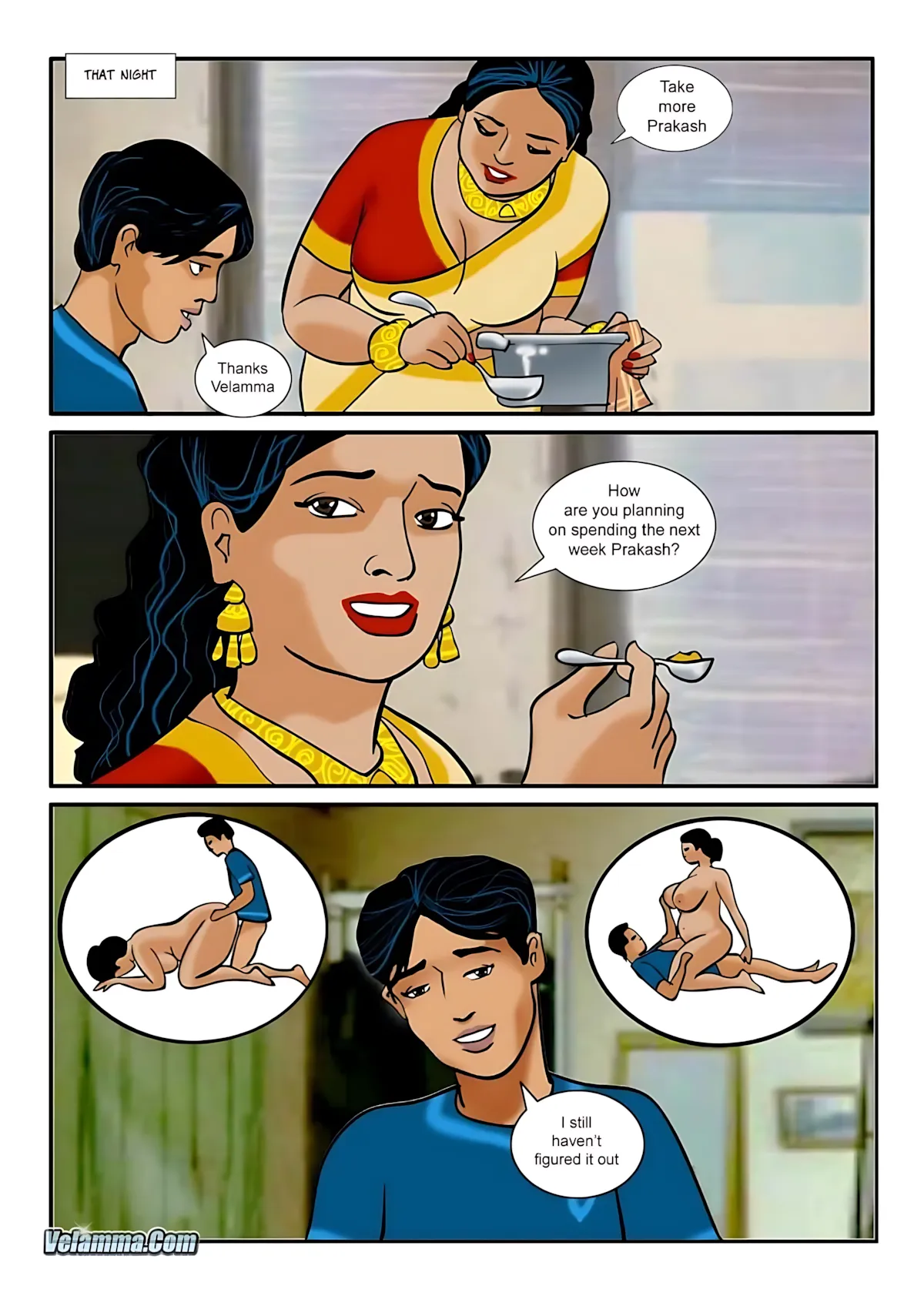 Velamma All Episodes Comics, 1 . Velamma - Episode 1 - The Beginning, page 14 of 28
