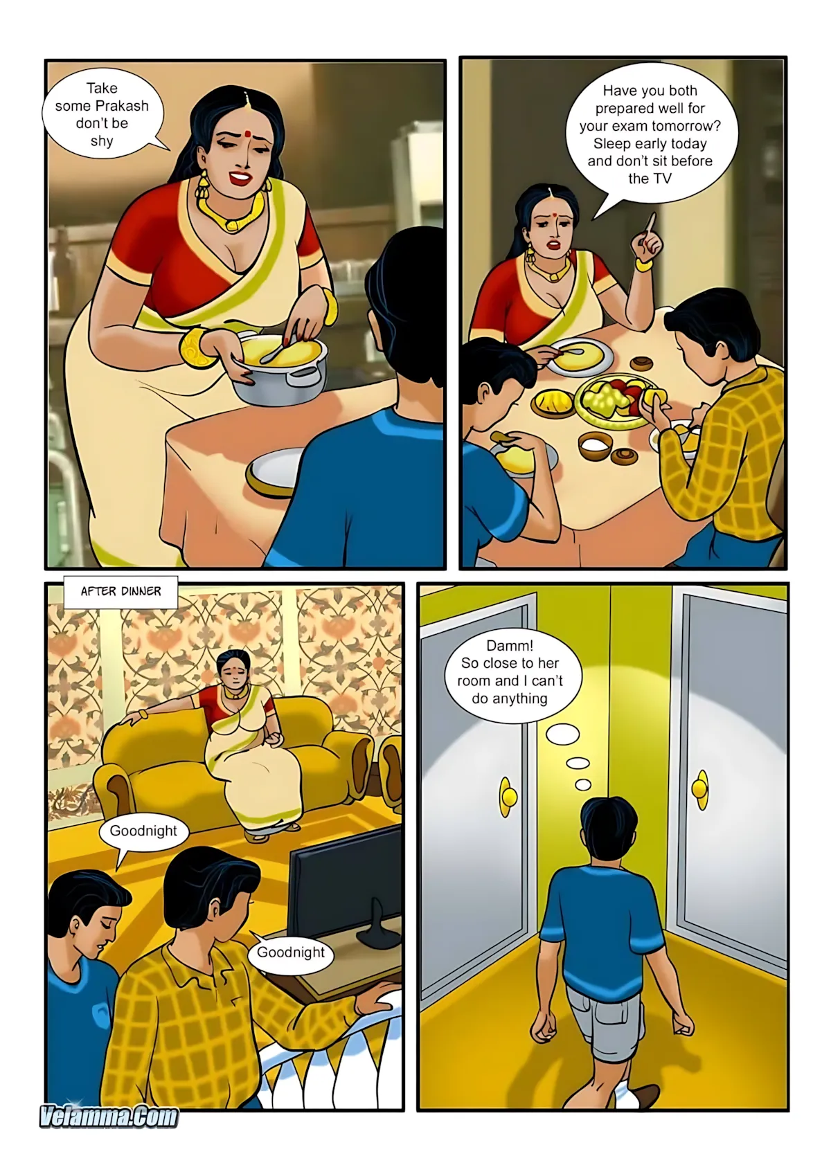 Velamma All Episodes Comics, 1 . Velamma - Episode 1 - The Beginning, page 7 of 28