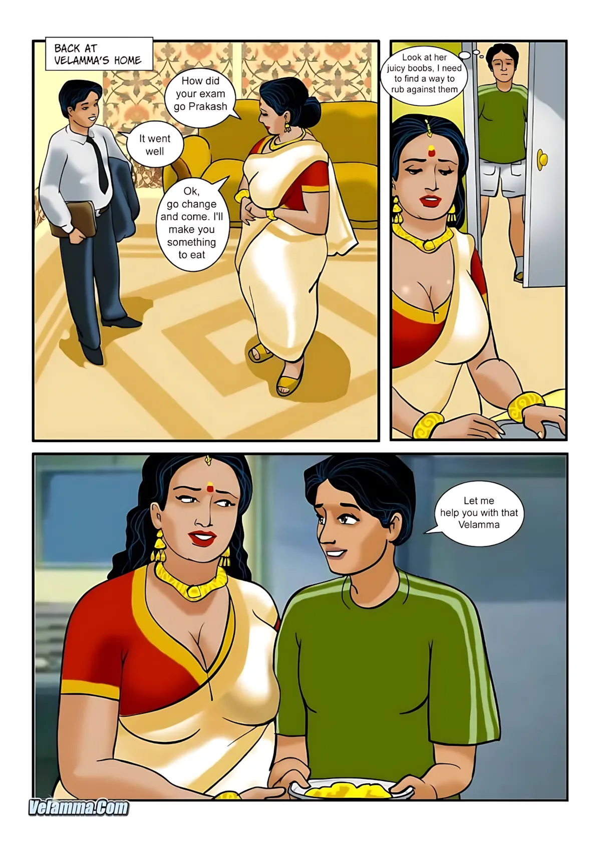 Velamma All Episodes Comics, 1 . Velamma - Episode 1 - The Beginning, page 10 of 28