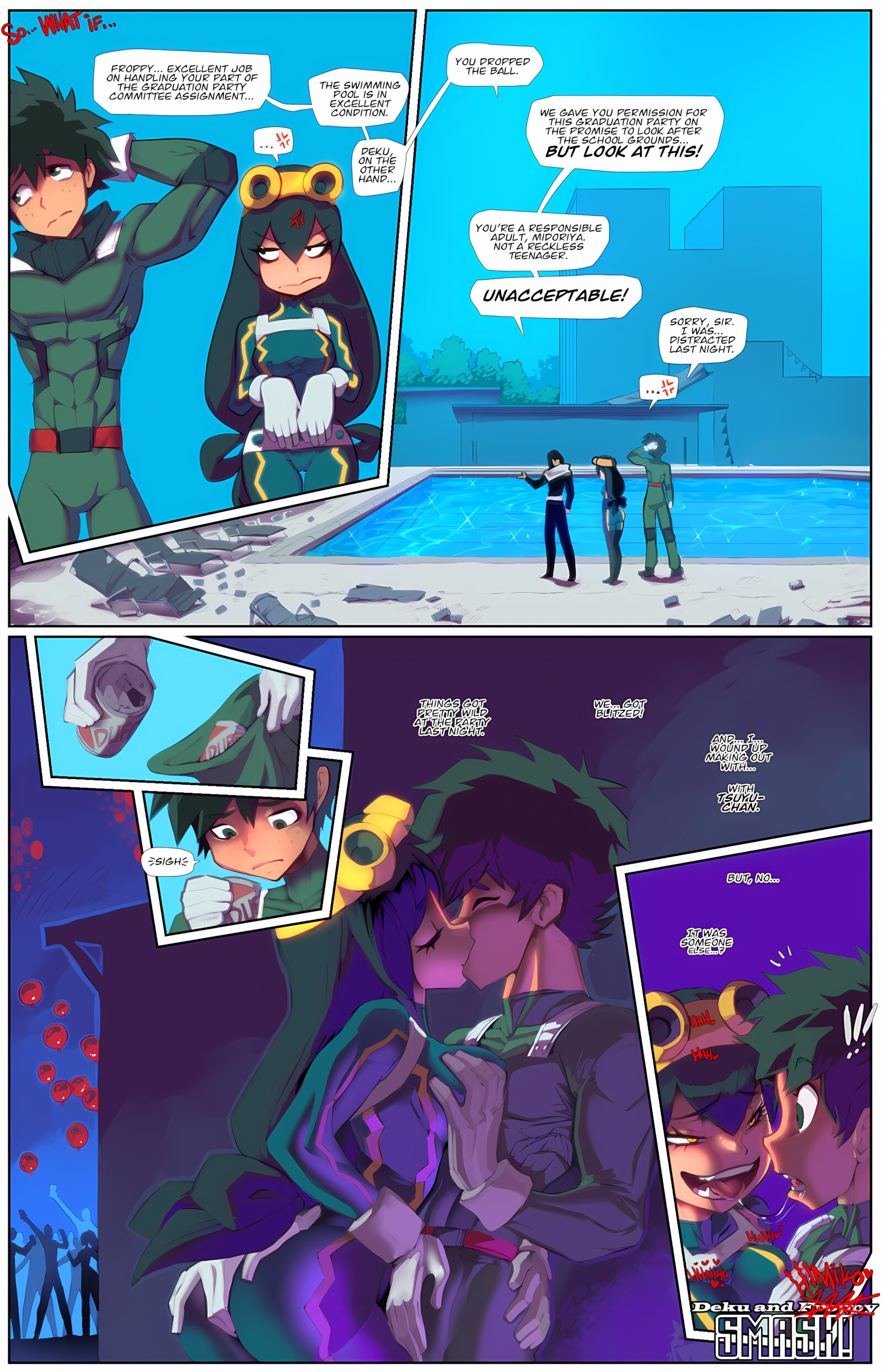 (What If) Deku And Himiko Smashed [Fred Perry], (What If) Deku And Himiko Smashed, page 1 of 6