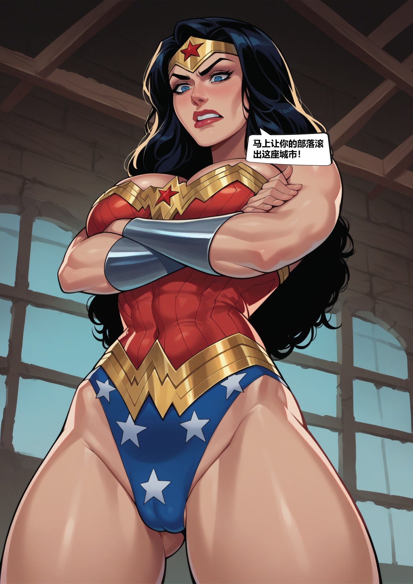 Wonder Woman with Goblins and Robots, 1. Wonder Woman with Goblins and Robots [Grazieeeee Adventure], page 3 of 28
