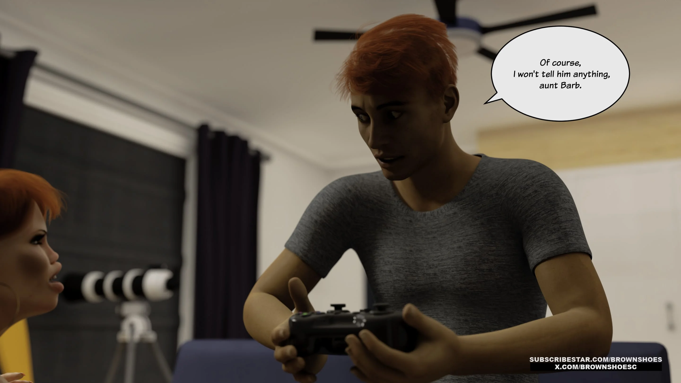 Blacked Home 11-12 [Brown Shoes], Blacked Home 13, page 33 of 84