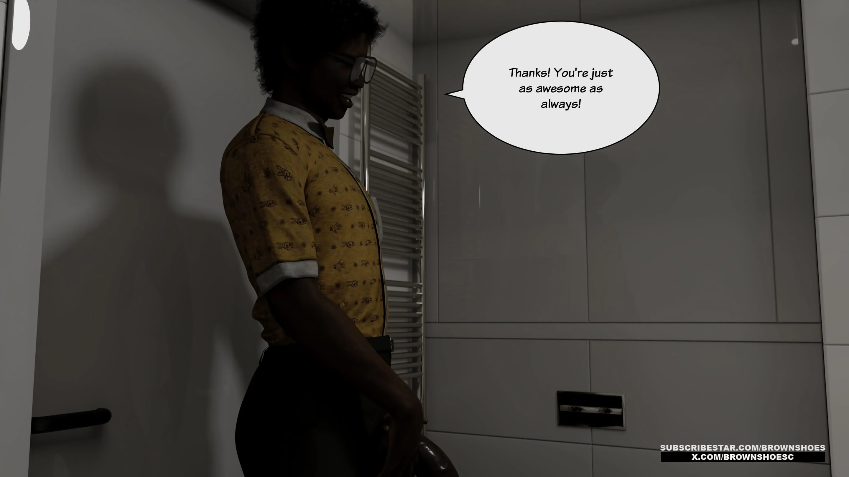 Blacked Home 11-12 [Brown Shoes], Blacked Home 13, page 82 of 84