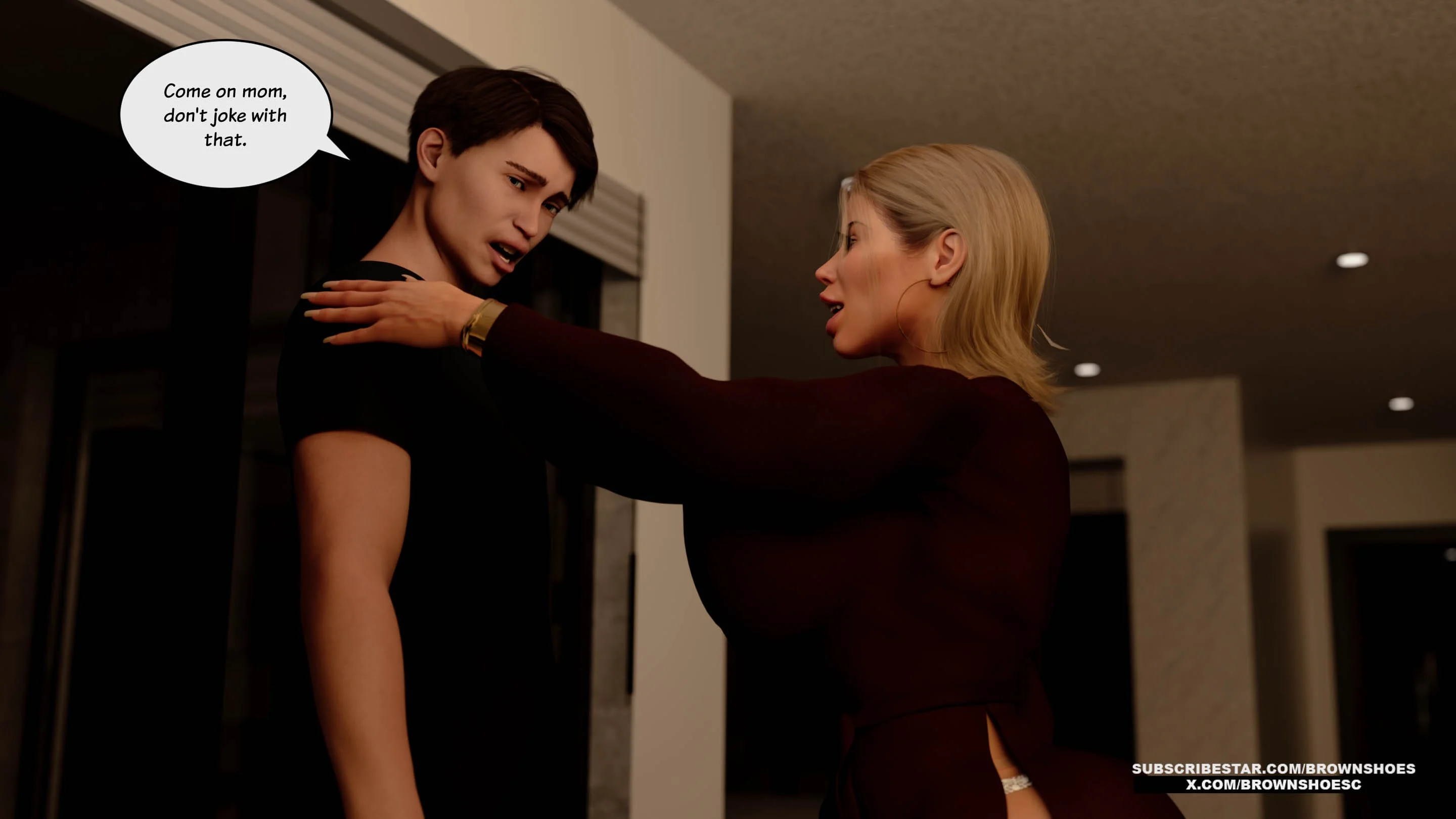 Blacked Home 11-12 [Brown Shoes], Blacked Home 12, page 147 of 169