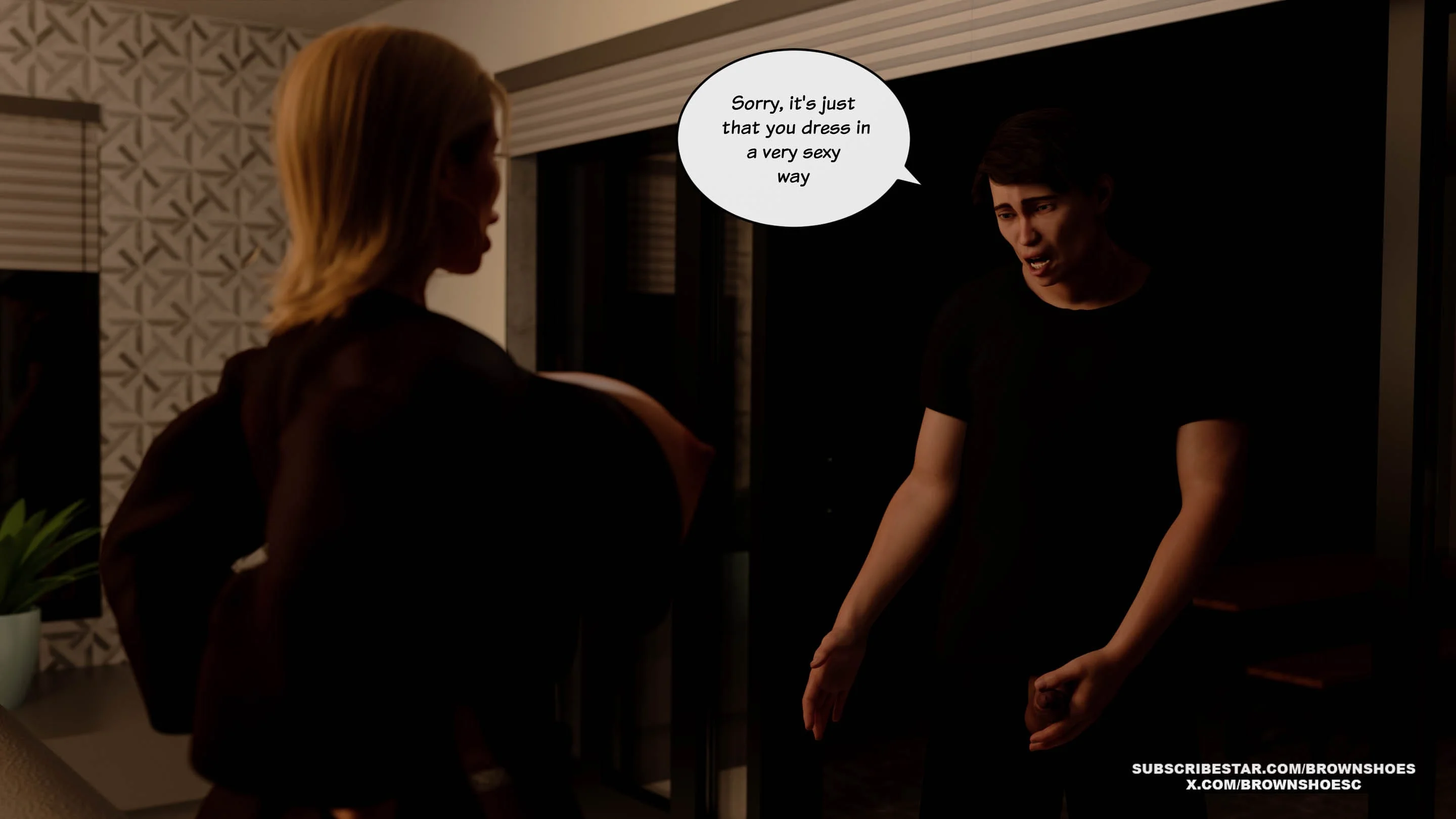 Blacked Home 11-12 [Brown Shoes], Blacked Home 12, page 158 of 169