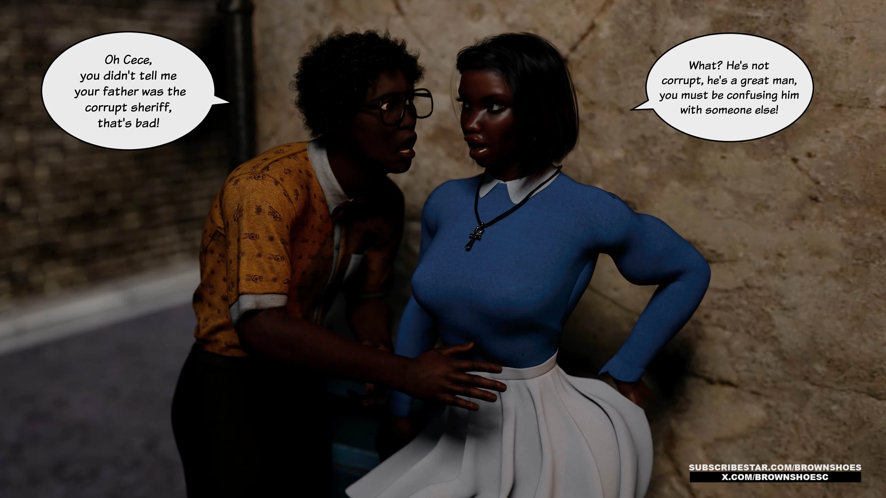 Blacked Home 11-12 [Brown Shoes], Blacked Home 11, page 13 of 64