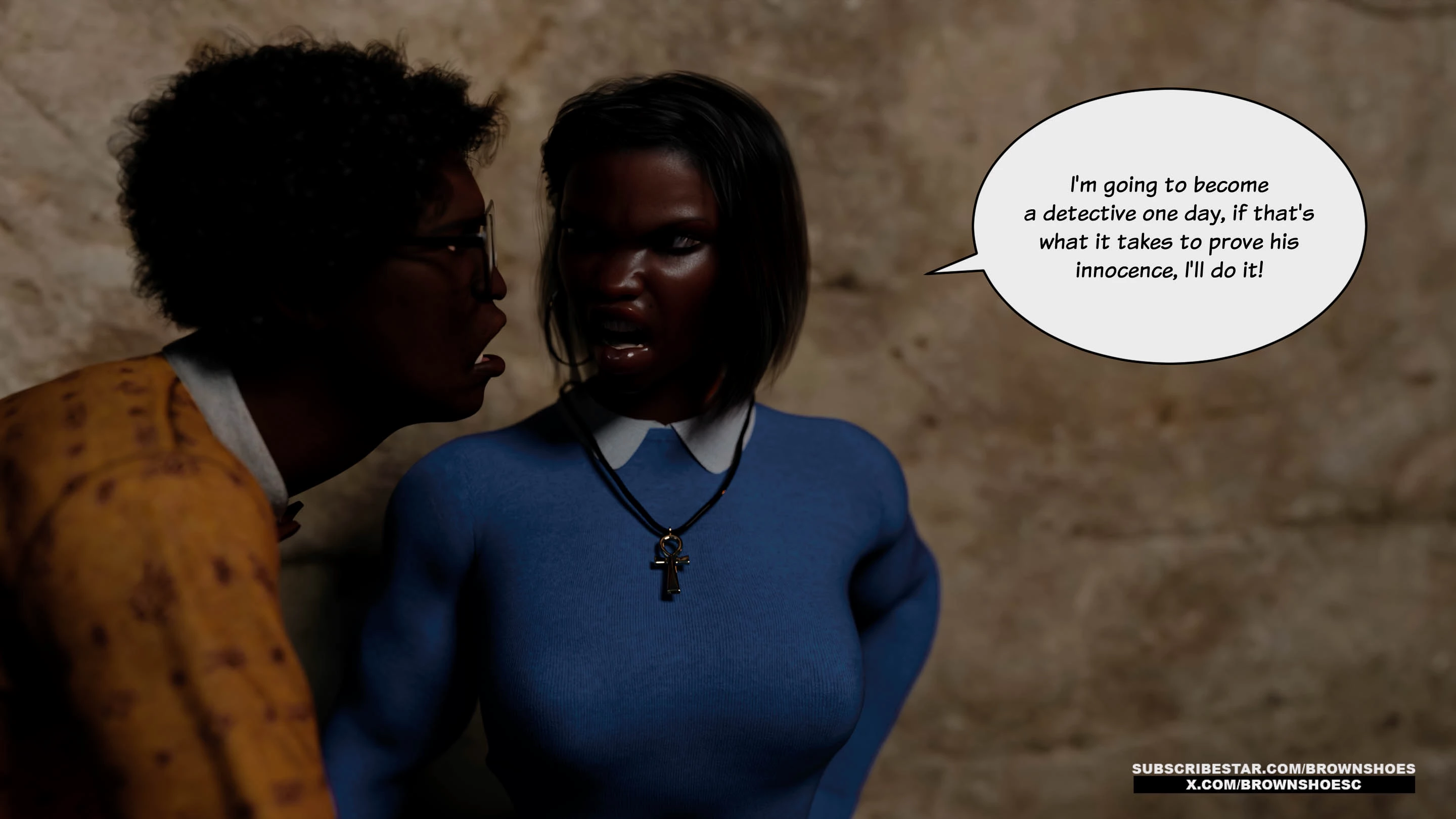 Blacked Home 11-12 [Brown Shoes], Blacked Home 11, page 17 of 64