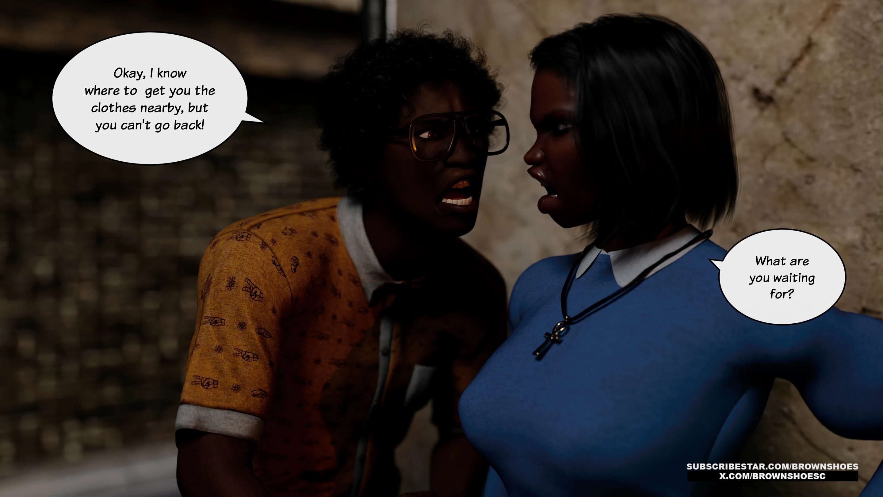 Blacked Home 11-12 [Brown Shoes], Blacked Home 11, page 18 of 64