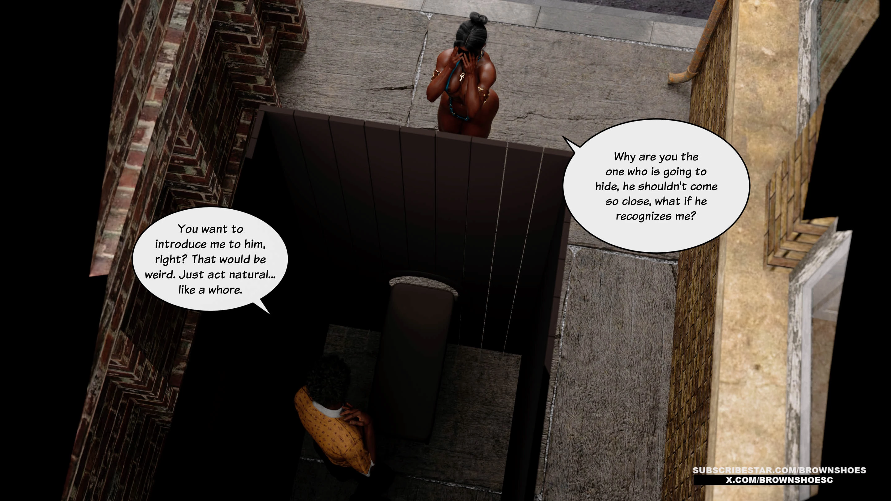 Blacked Home 11-12 [Brown Shoes], Blacked Home 11, page 23 of 64