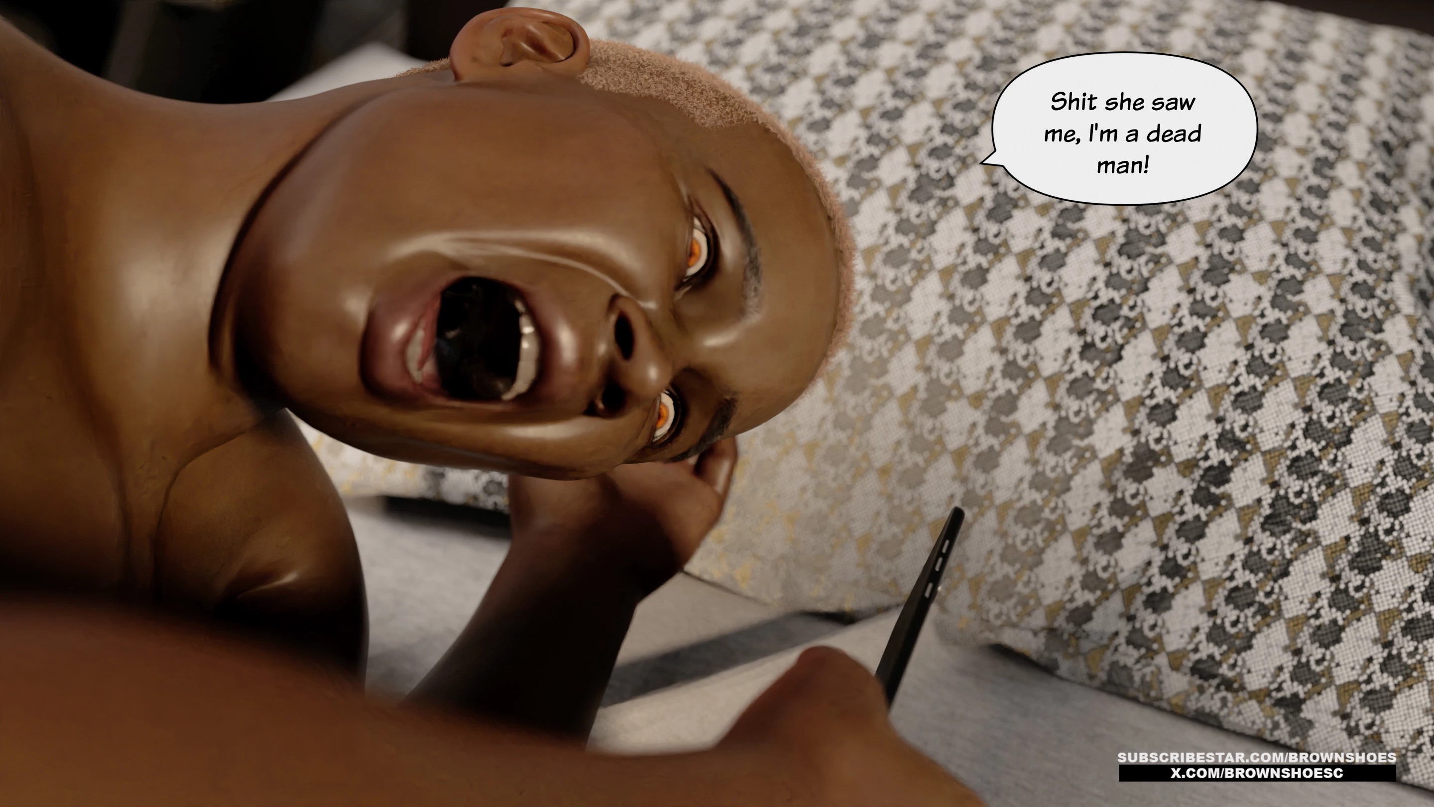 Blacked Home [Brown Shoes], Blacked Home 9, page 54 of 141