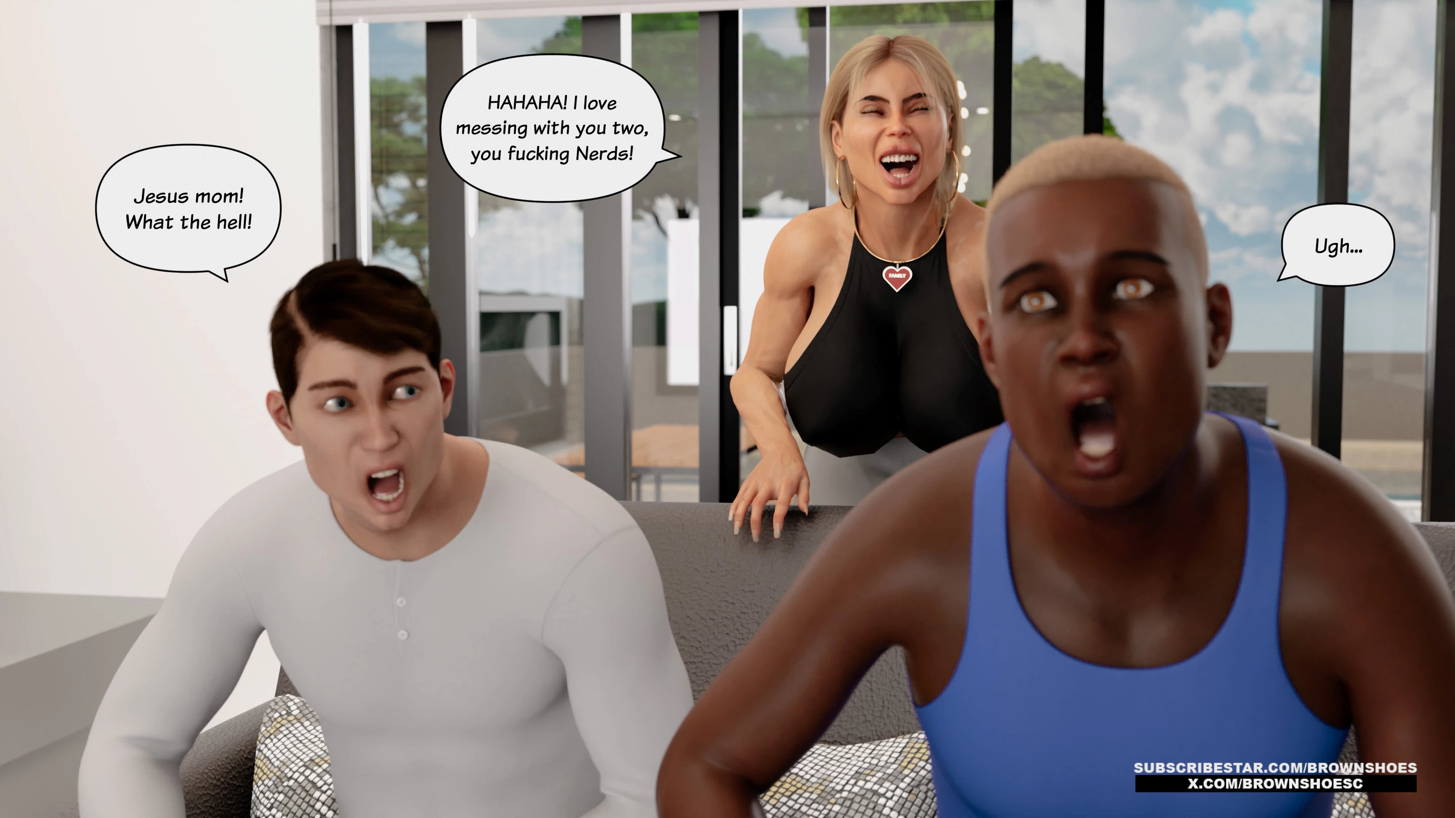 Blacked Home [Brown Shoes], Blacked Home 9, page 7 of 141