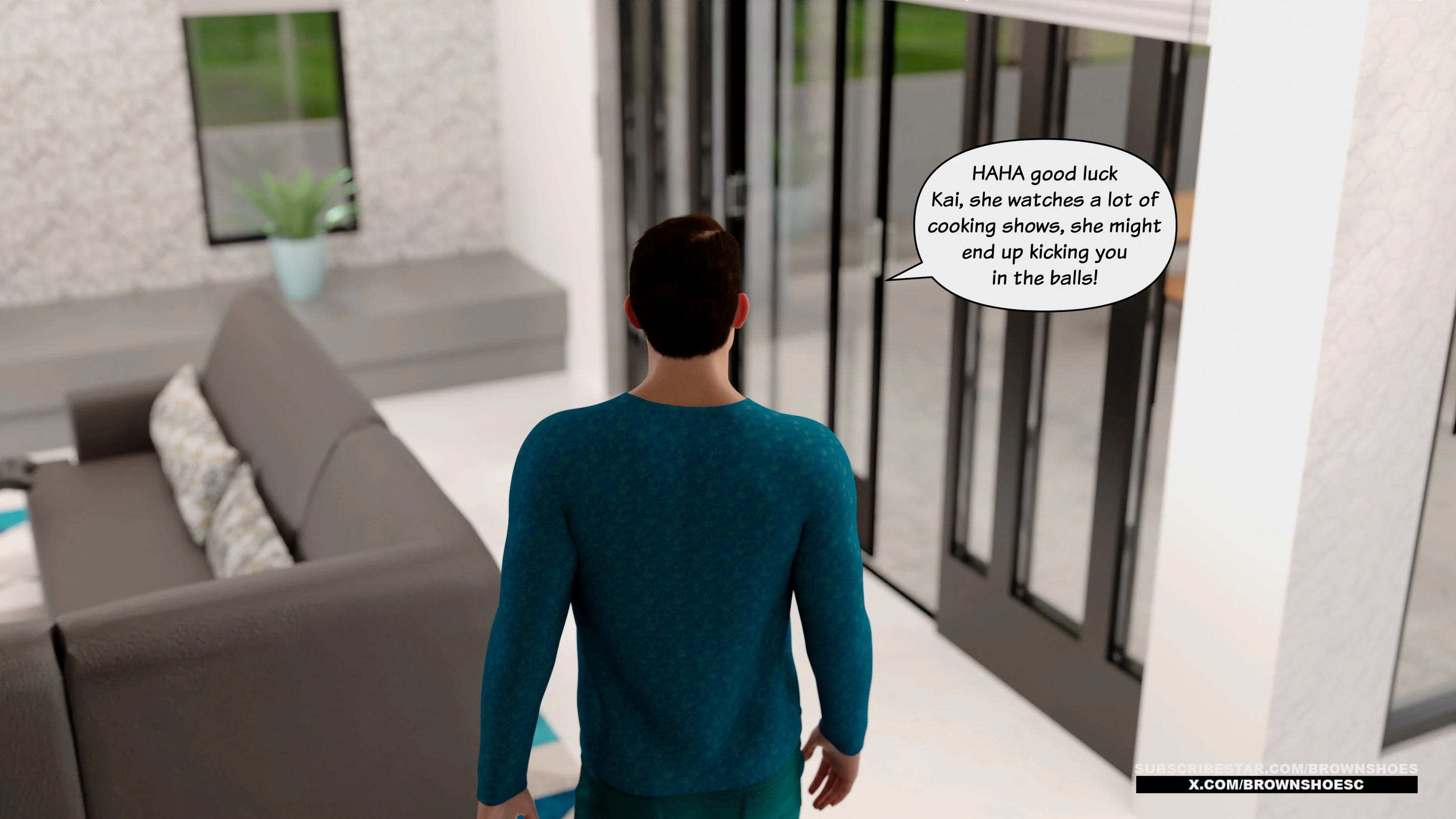Blacked Home [Brown Shoes], Blacked Home 9, page 81 of 141