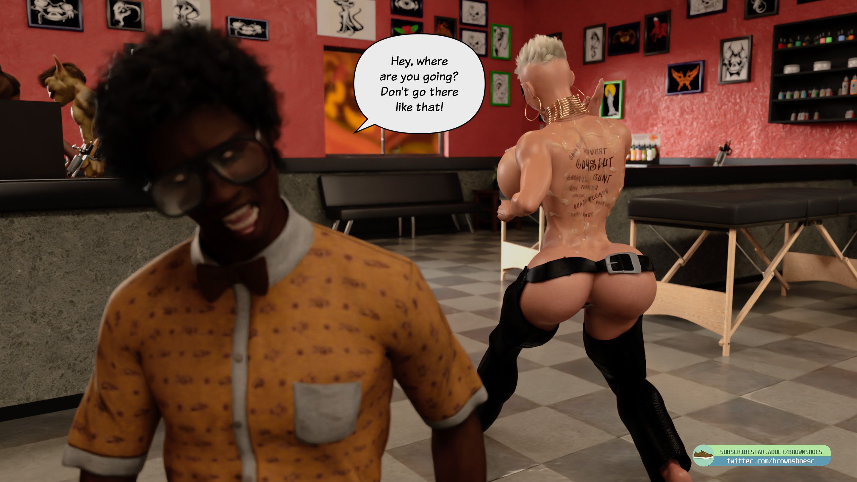 Blacked Home [Brown Shoes], Blacked Home 07, page 59 of 64