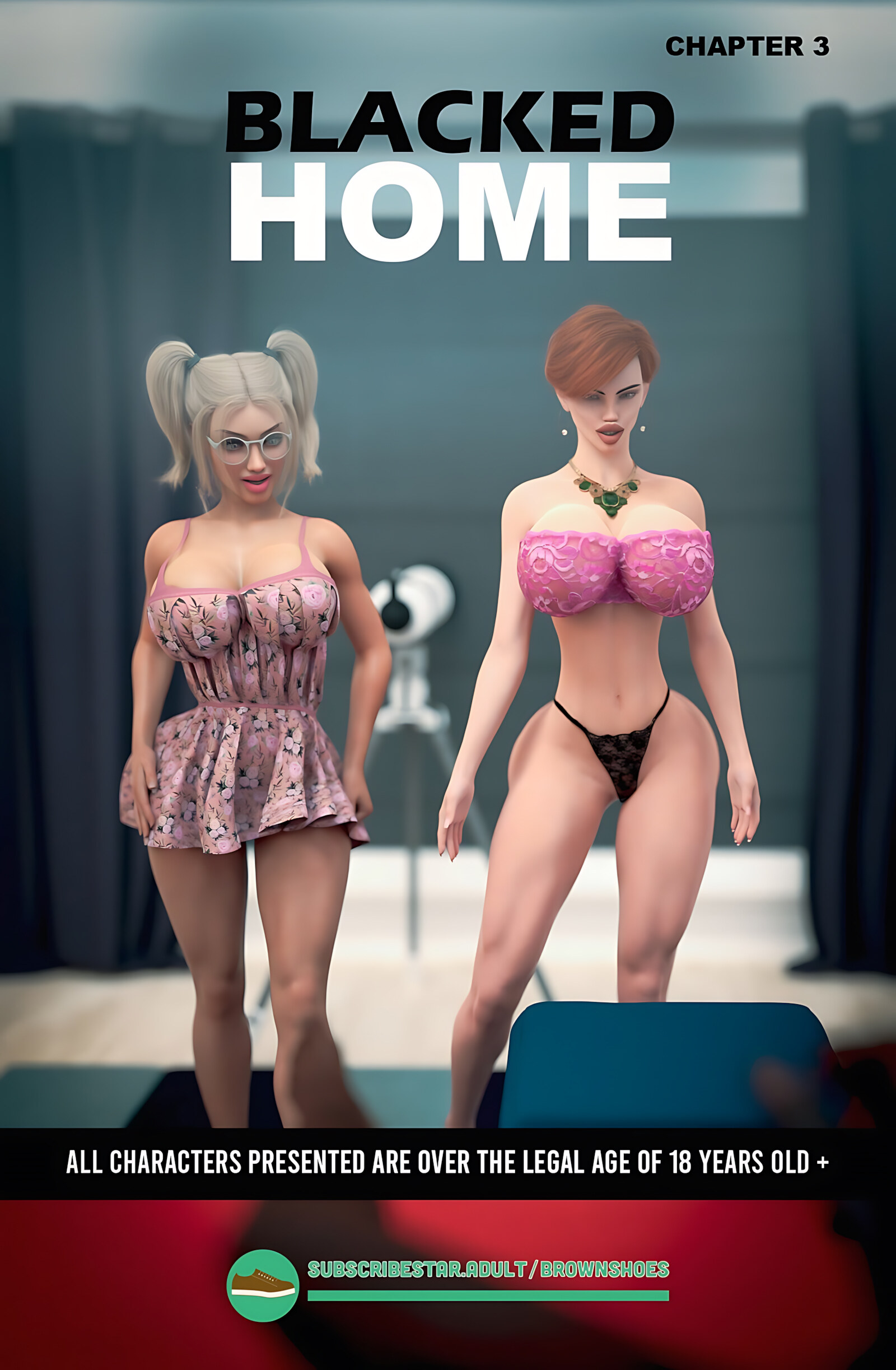 Blacked Home [Brown Shoes], Blacked Home 03, page 1 of 63