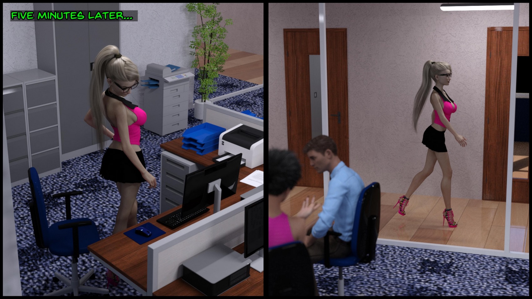Breaktime at the Office [CodeMonkey3DX], Breaktime at the Office, page 11 of 87