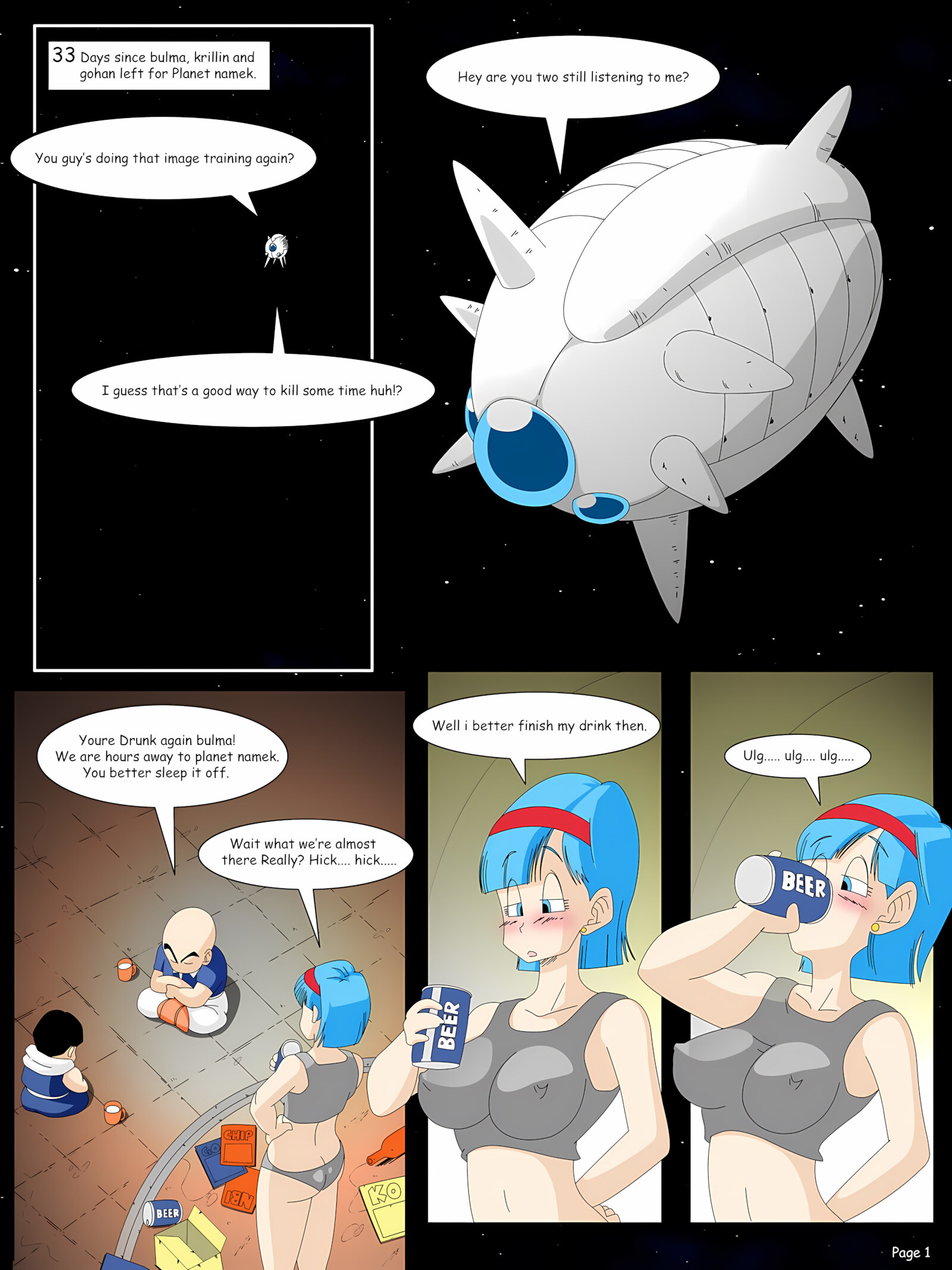 Bulma’s Nightmare [Botbot], Bulma’s Nightmare, page 5 of 23