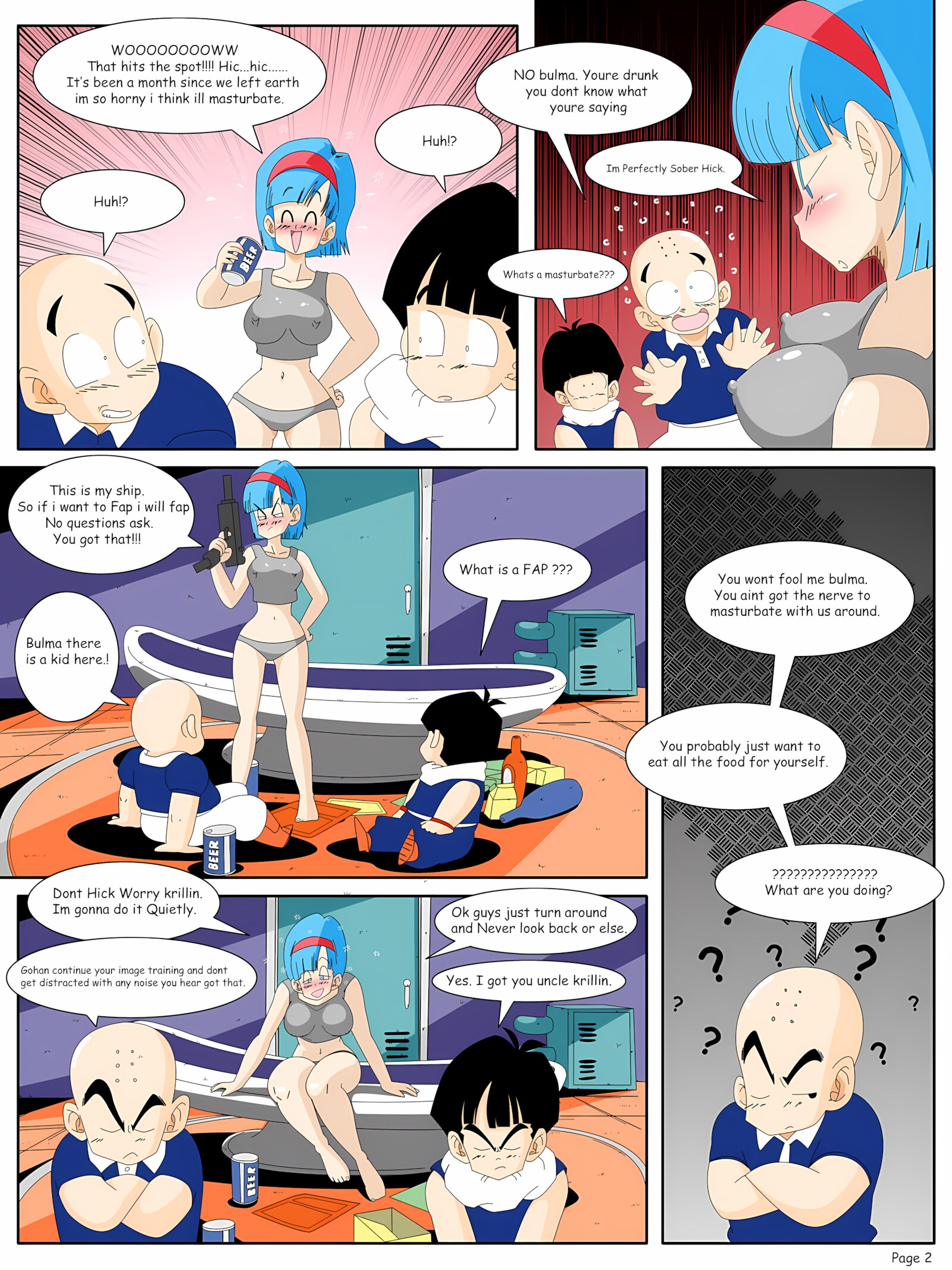 Bulma’s Nightmare [Botbot], Bulma’s Nightmare, page 6 of 23