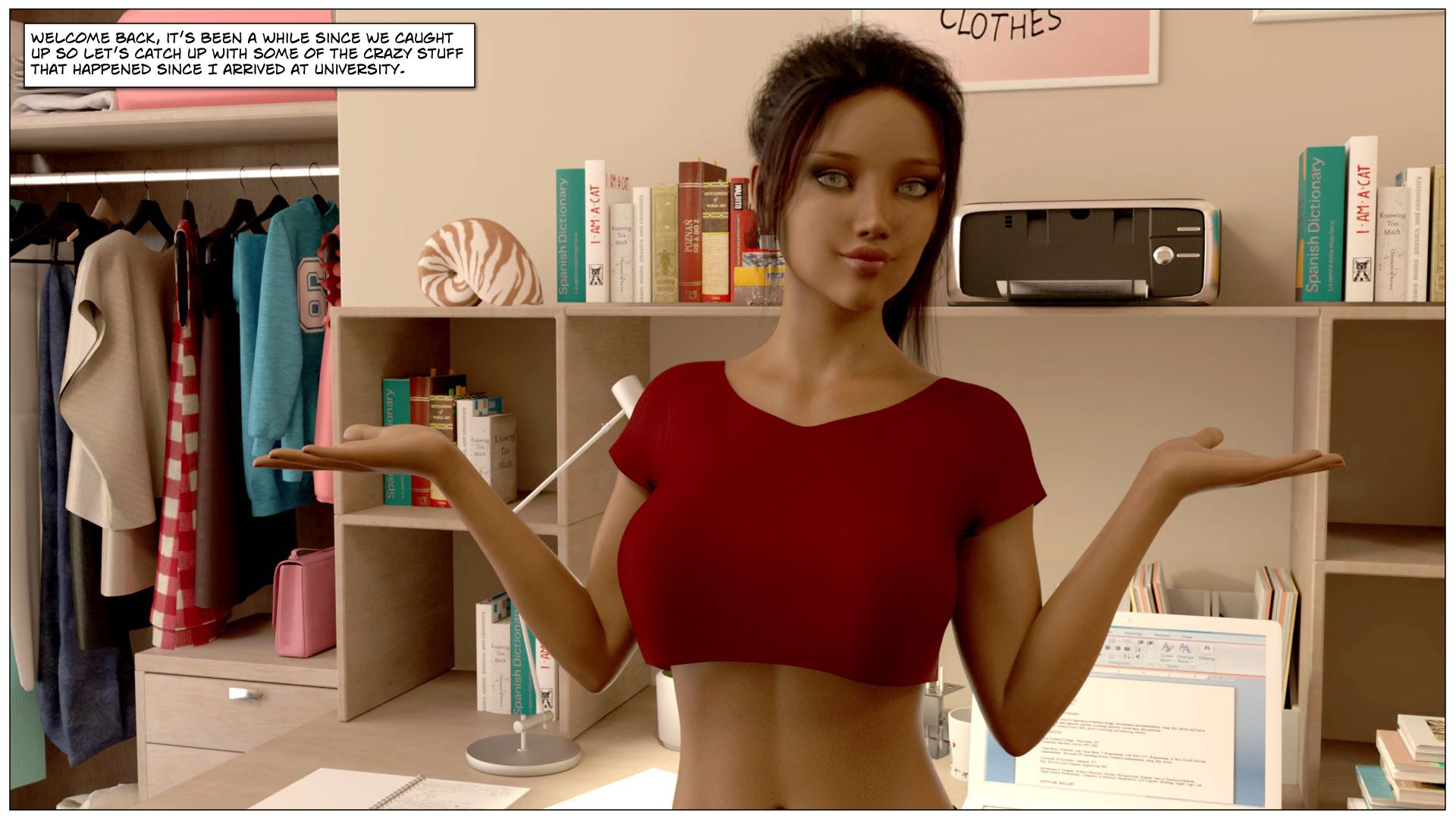 Chatterly [Sexy3DComics | Gonzo], Chatterly - The Next Generation 3, page 2 of 65