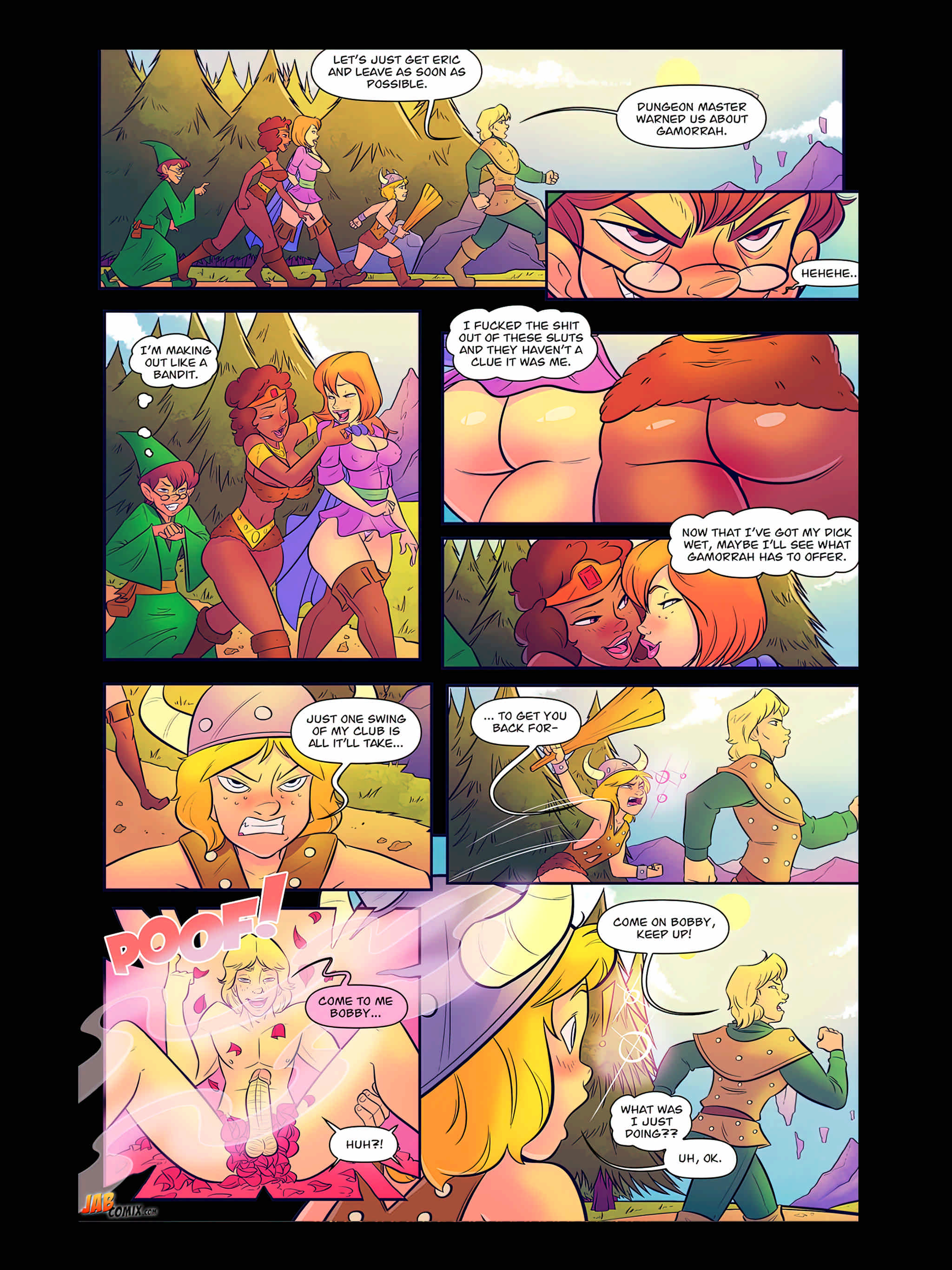 Da Younguns N’ Dragons [JabComix], Da Younguns N' Dragons II, page 2 of 23