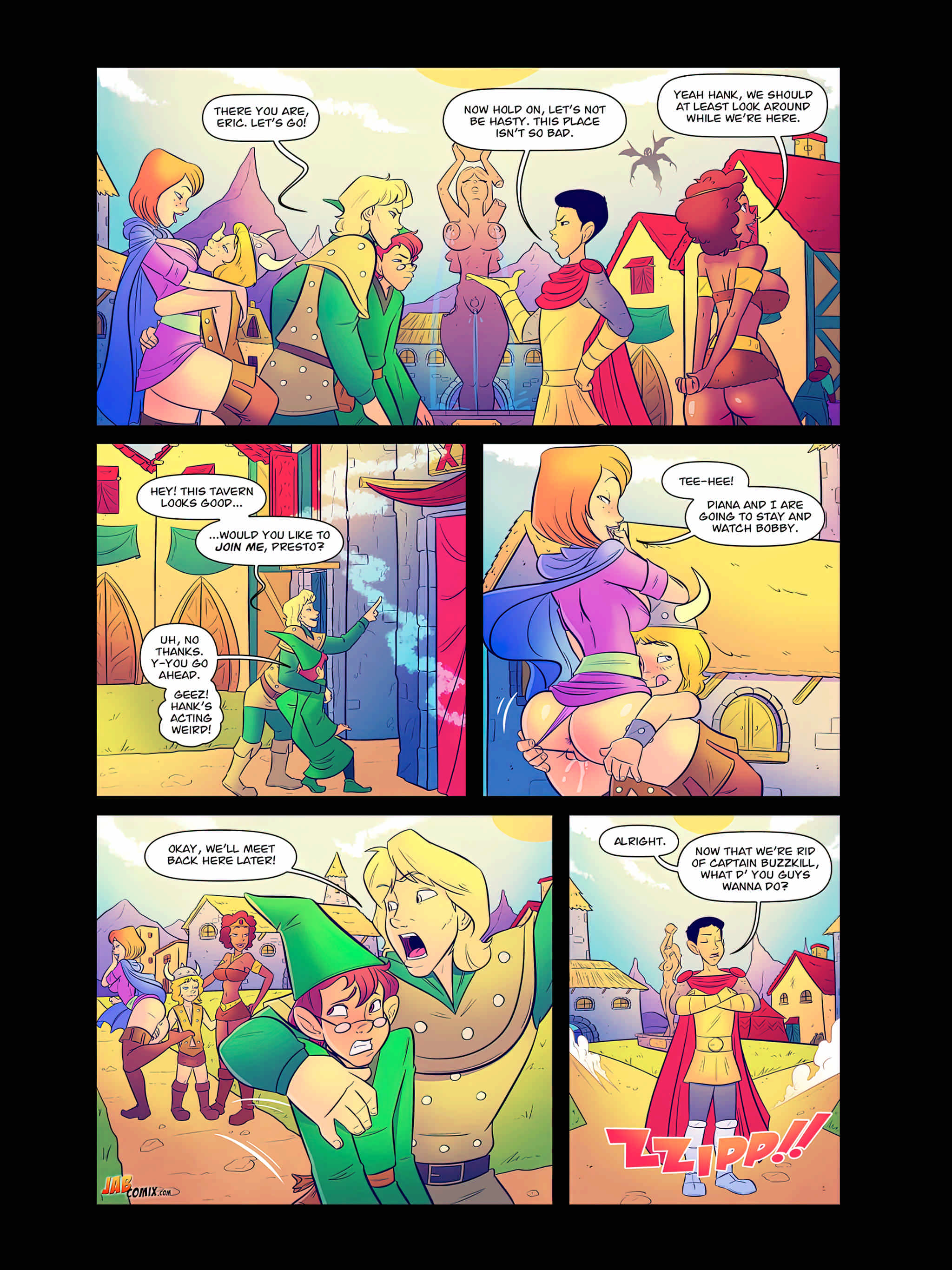 Da Younguns N’ Dragons [JabComix], Da Younguns N' Dragons II, page 4 of 23